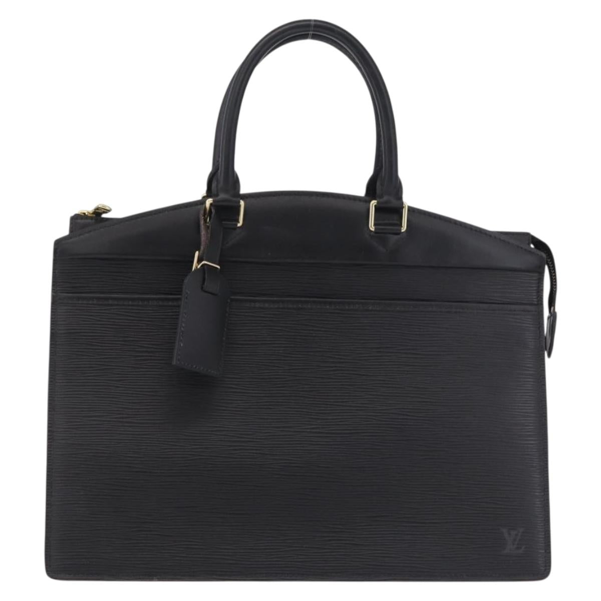 LOUIS VUITTON Epi Riviera Hand Bag Black M48182 LV Auth 210008