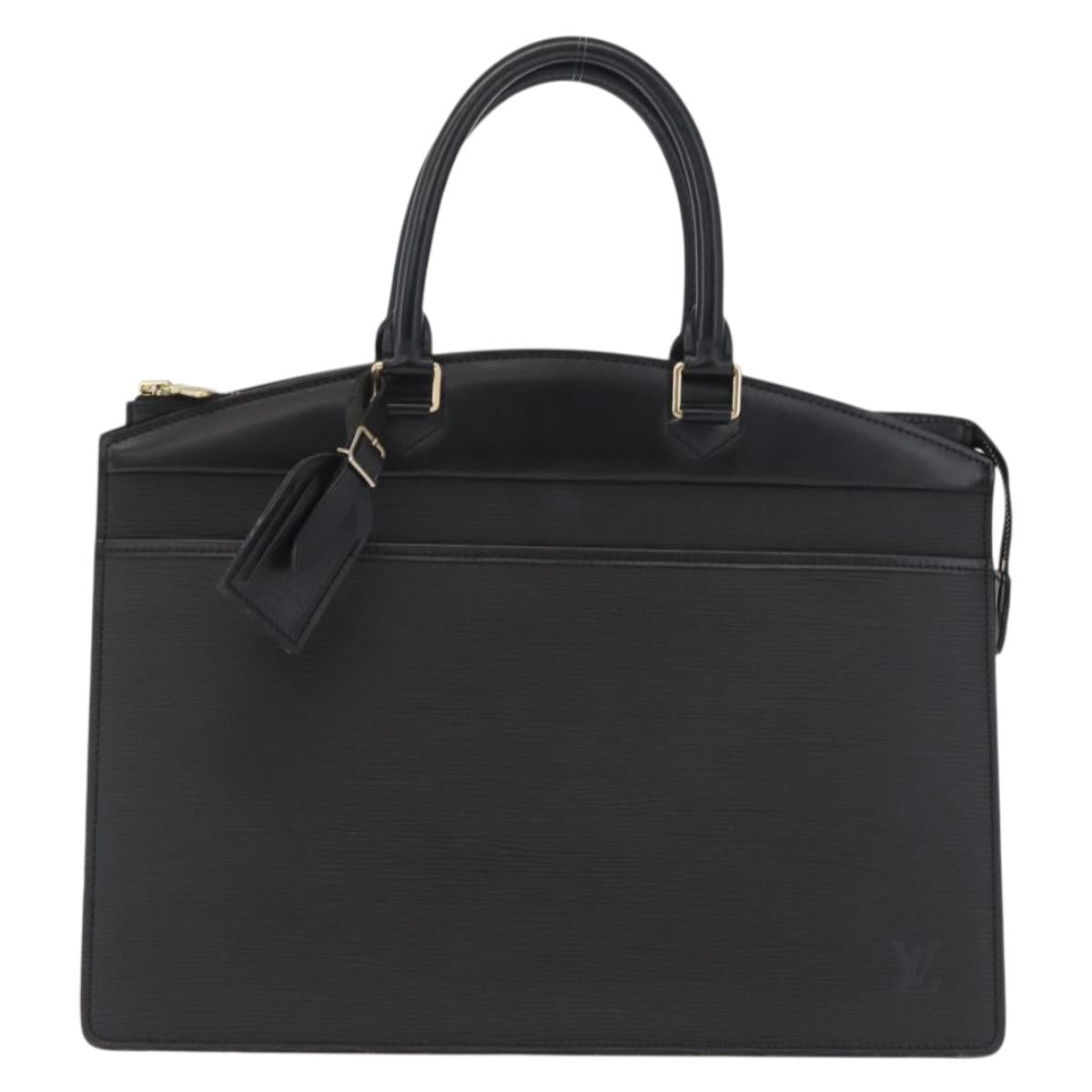 LOUIS VUITTON Epi Riviera Hand Bag Black M48182 LV Auth 210016