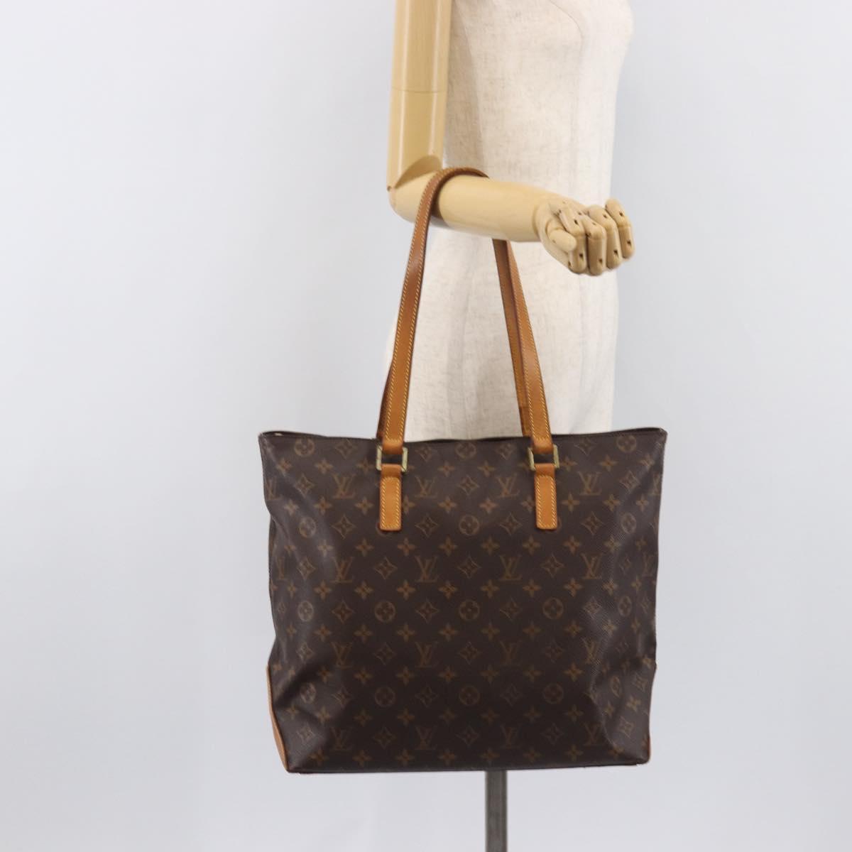 LOUIS VUITTON Monogram Cabas Mezzo Tote Bag M51151 LV Auth 210017