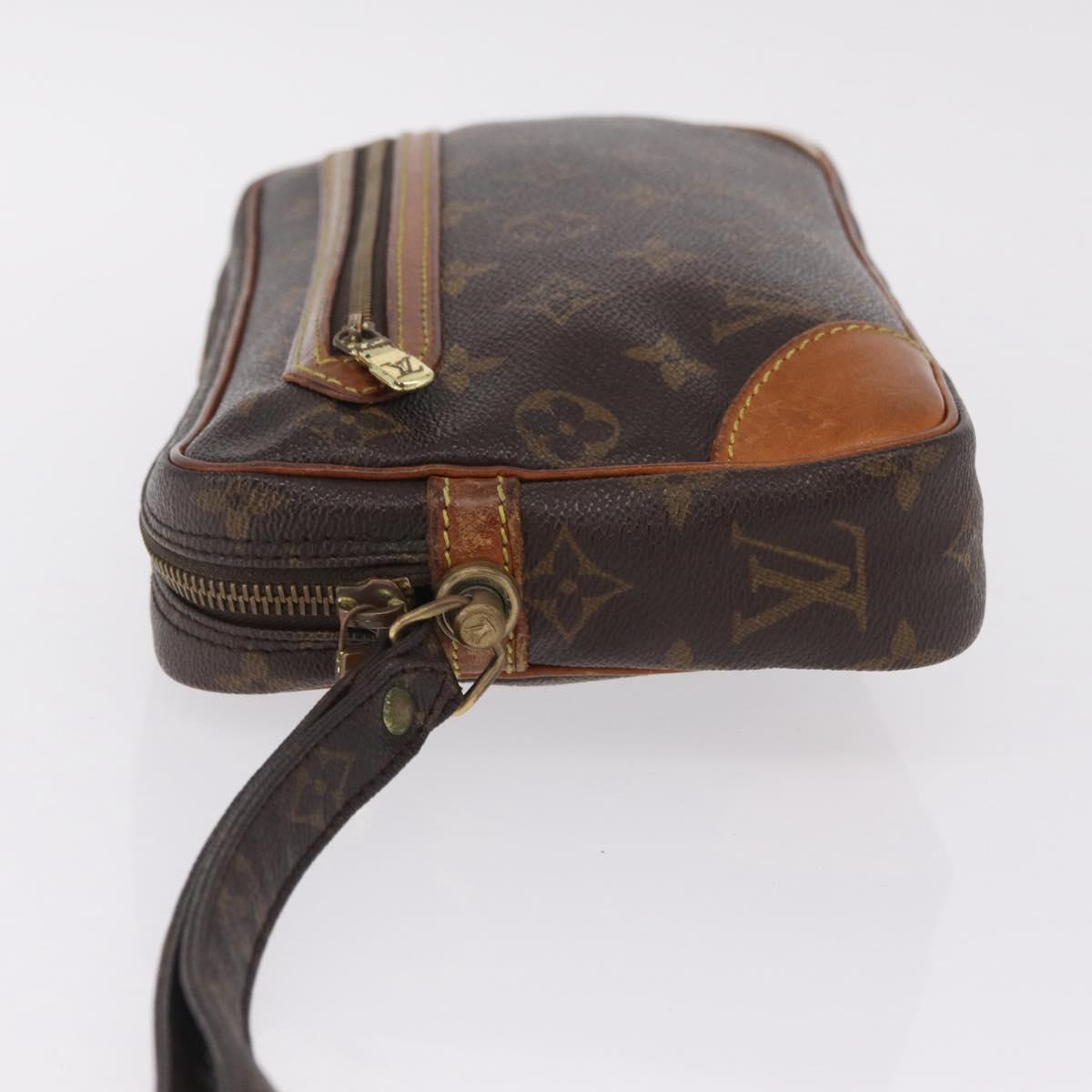 LOUIS VUITTON Monogram Marly Dragonne GM Clutch Bag M51825 LV Auth 210020