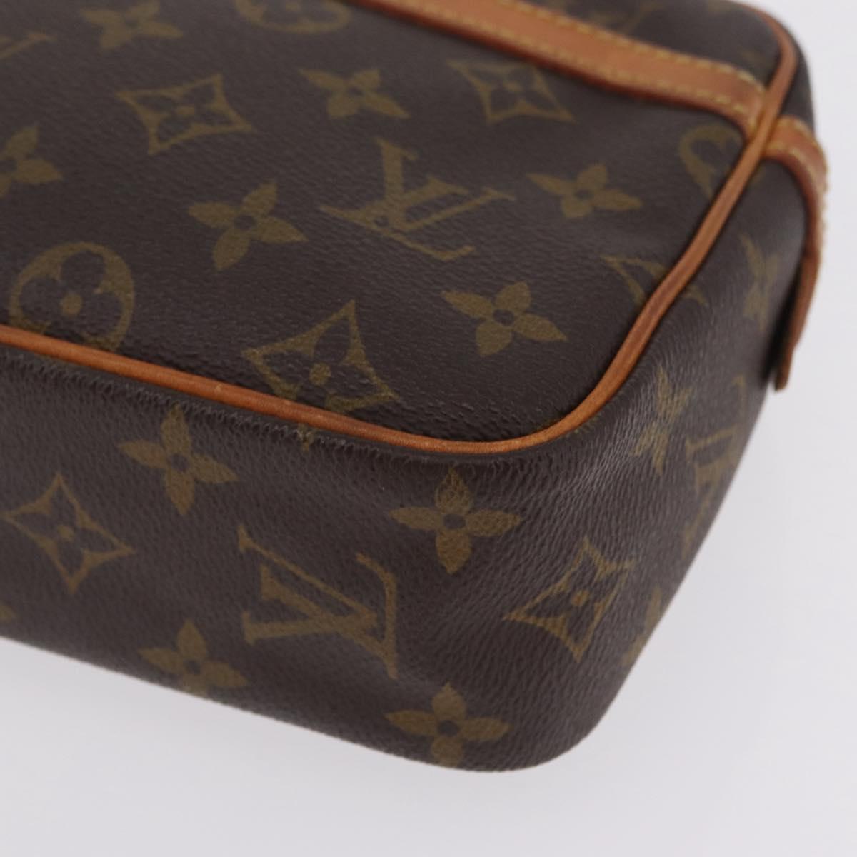 LOUIS VUITTON Monogram Compiegne 23 Clutch Bag M51847 LV Auth 210023