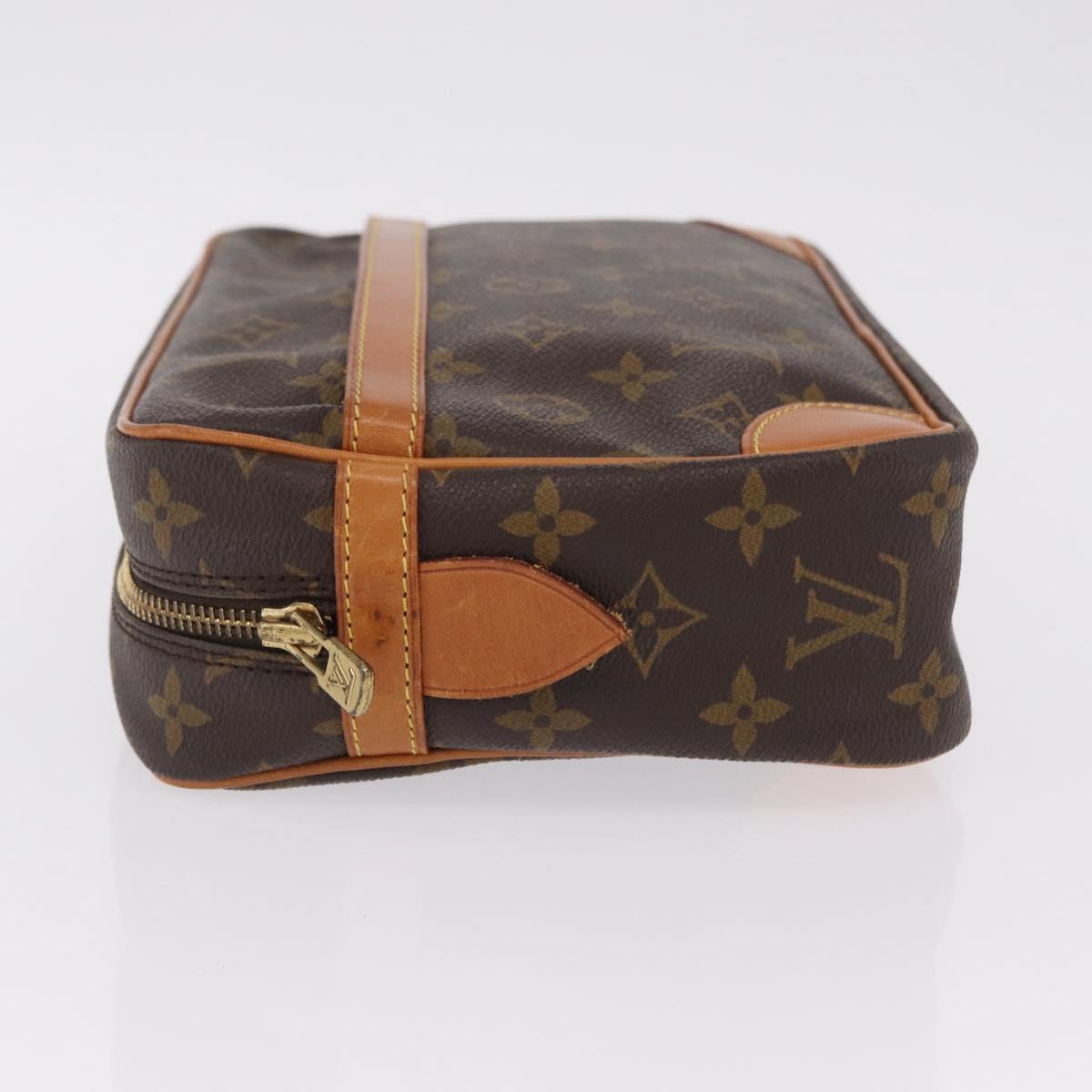 LOUIS VUITTON Monogram Compiegne 28 Clutch Bag M51845 LV Auth 210024