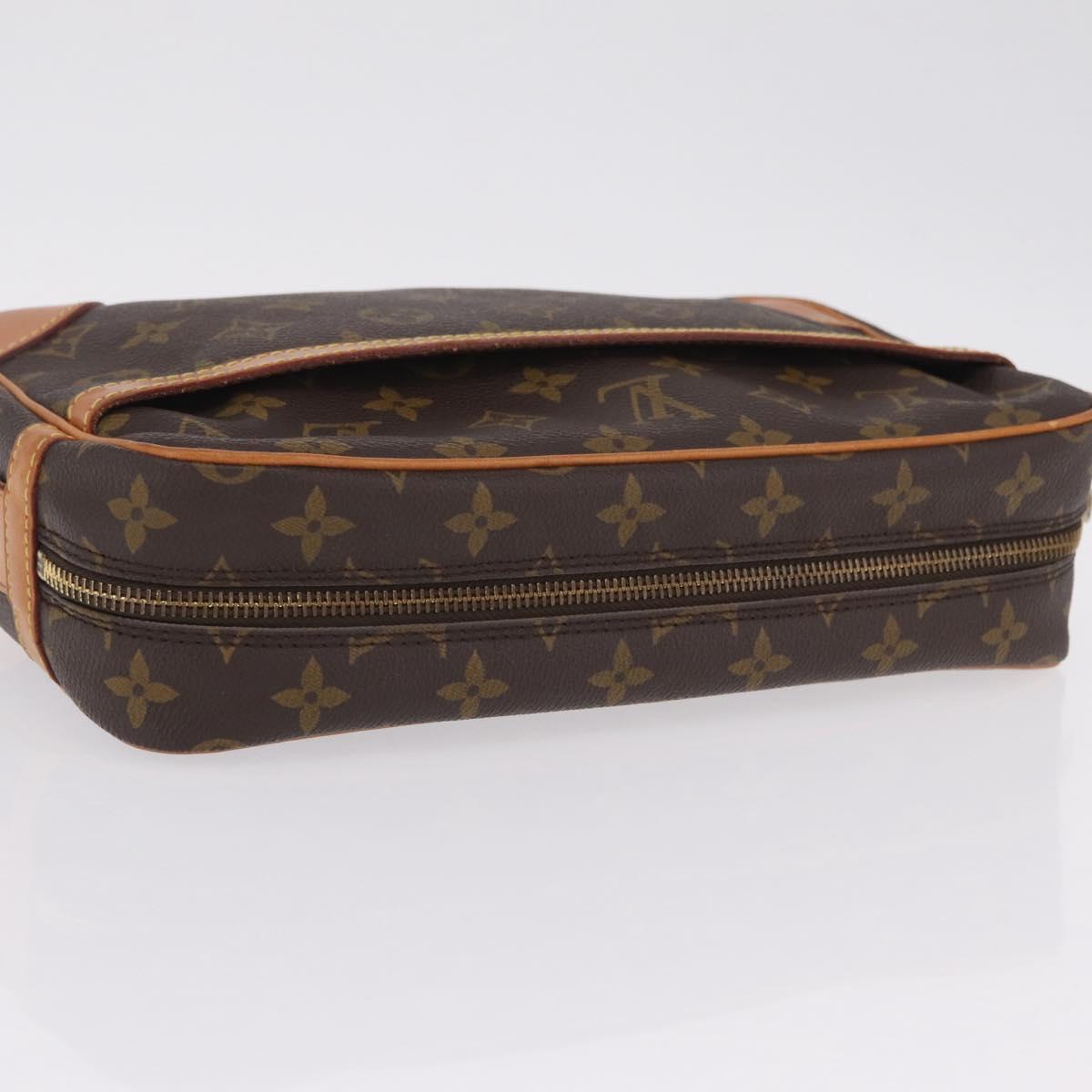 LOUIS VUITTON Monogram Compiegne 28 Clutch Bag M51845 LV Auth 210024