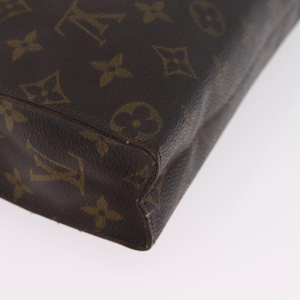 LOUIS VUITTON Monogram Poche Toilette 26 Pouch M47542 LV Auth 210027