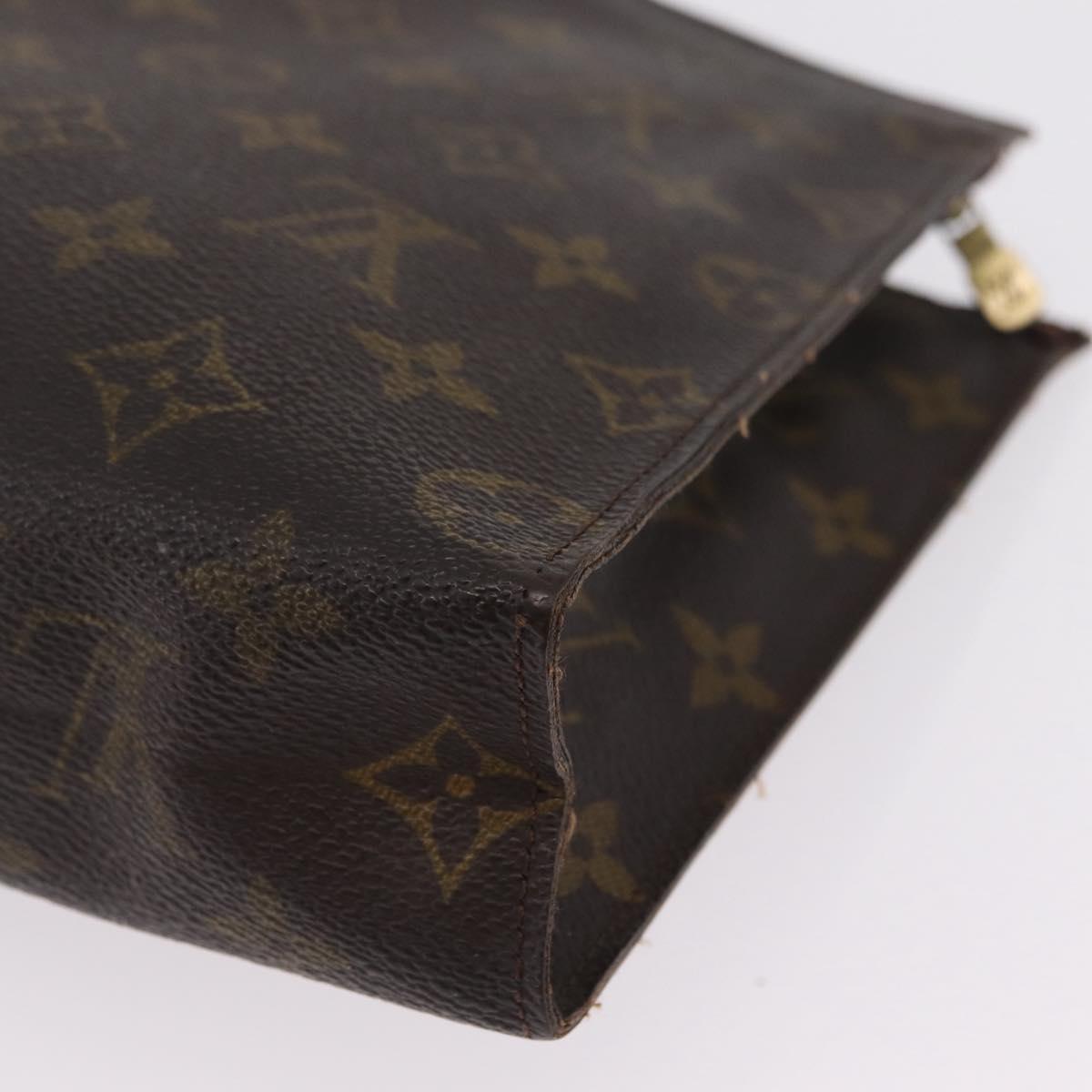 LOUIS VUITTON Monogram Poche Toilette 26 Pouch M47542 LV Auth 210027