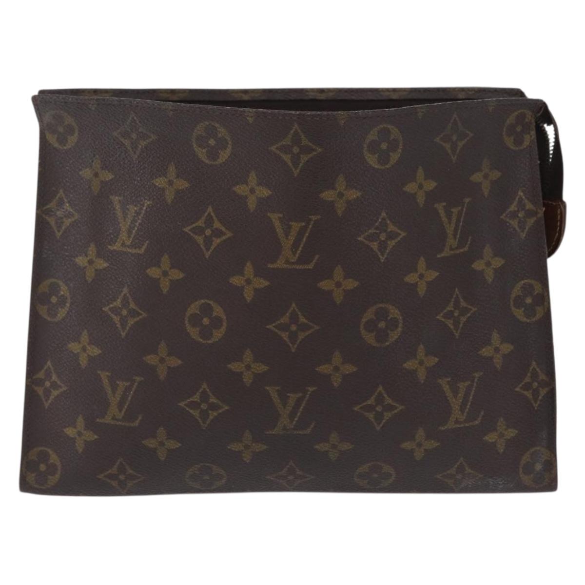 LOUIS VUITTON Monogram Poche Toilette 26 Pouch M47542 LV Auth 210027