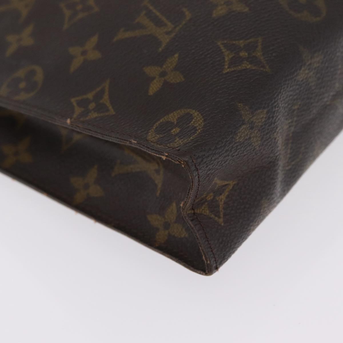 LOUIS VUITTON Monogram Poche Toilette 26 Pouch M47542 LV Auth 210027