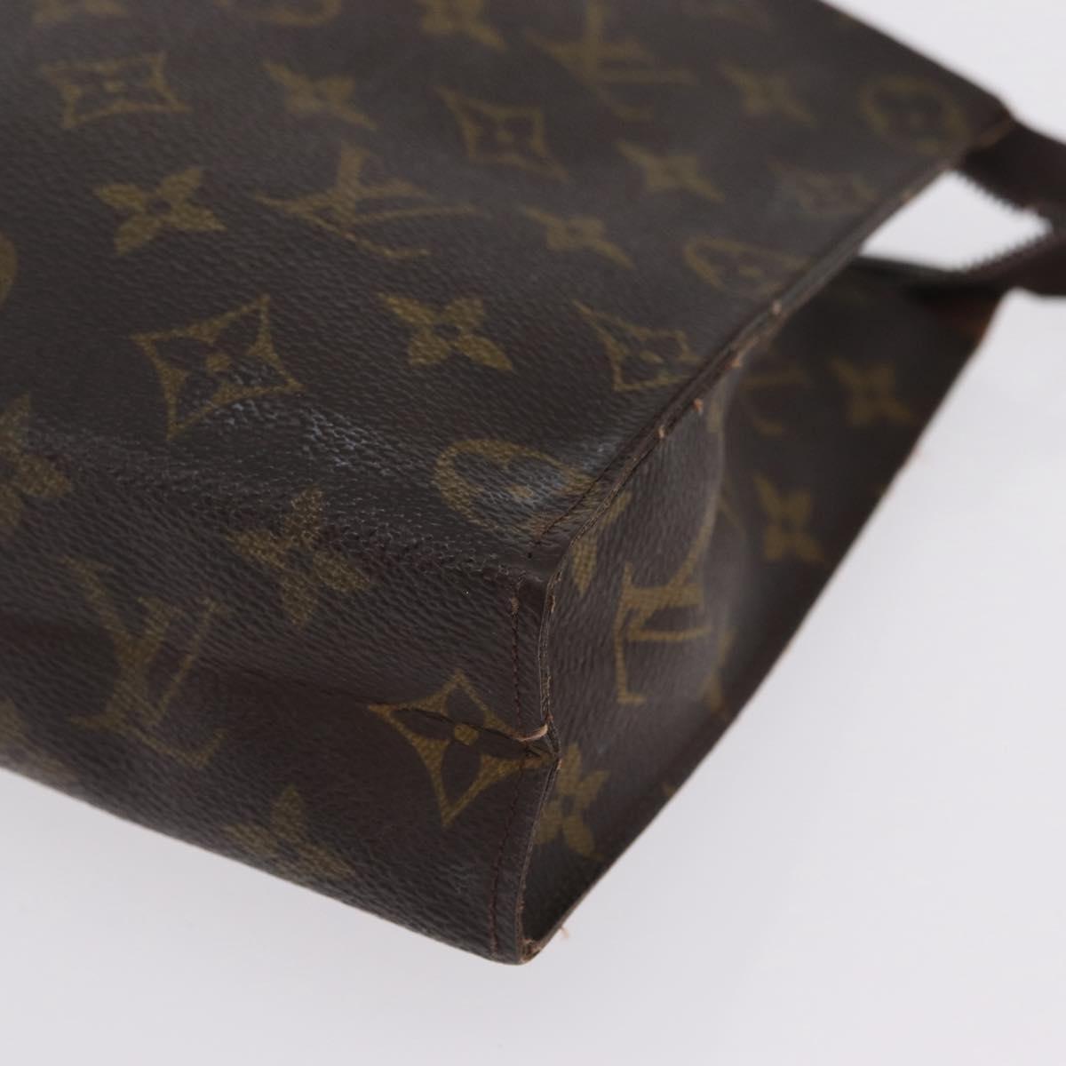 LOUIS VUITTON Monogram Poche Toilette 26 Pouch M47542 LV Auth 210027