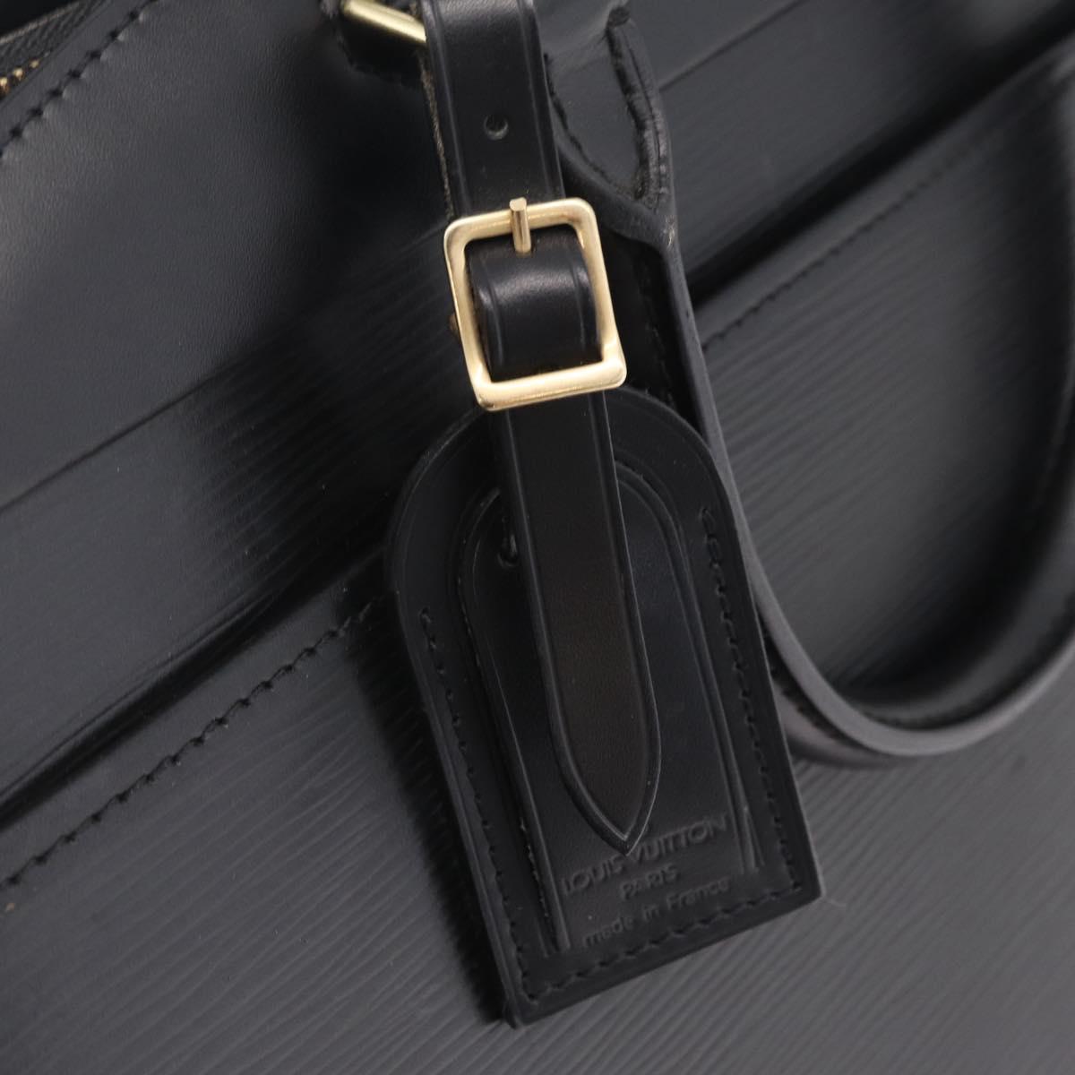 LOUIS VUITTON Epi Riviera Hand Bag Black M48182 LV Auth 210032