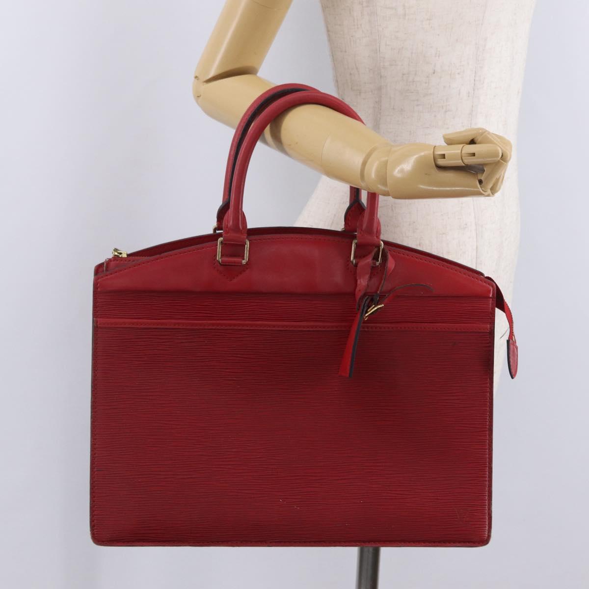 LOUIS VUITTON Epi Riviera Hand Bag Red M48187 LV Auth 210034