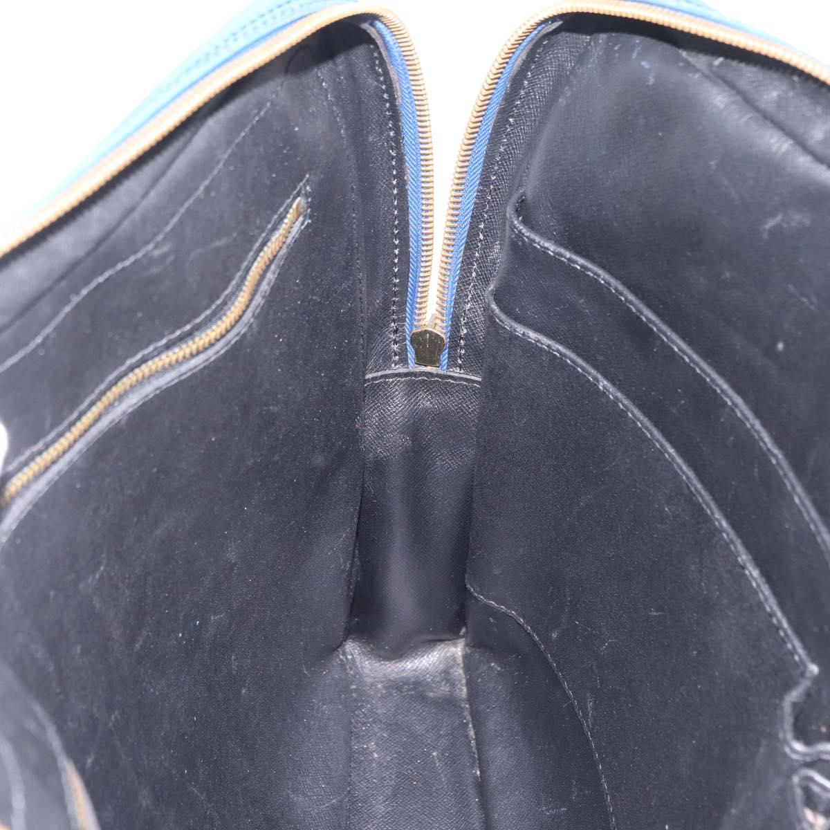 LOUIS VUITTON Epi Porte Documents Voyage Business Bag Blue M54475 LV Auth 210040