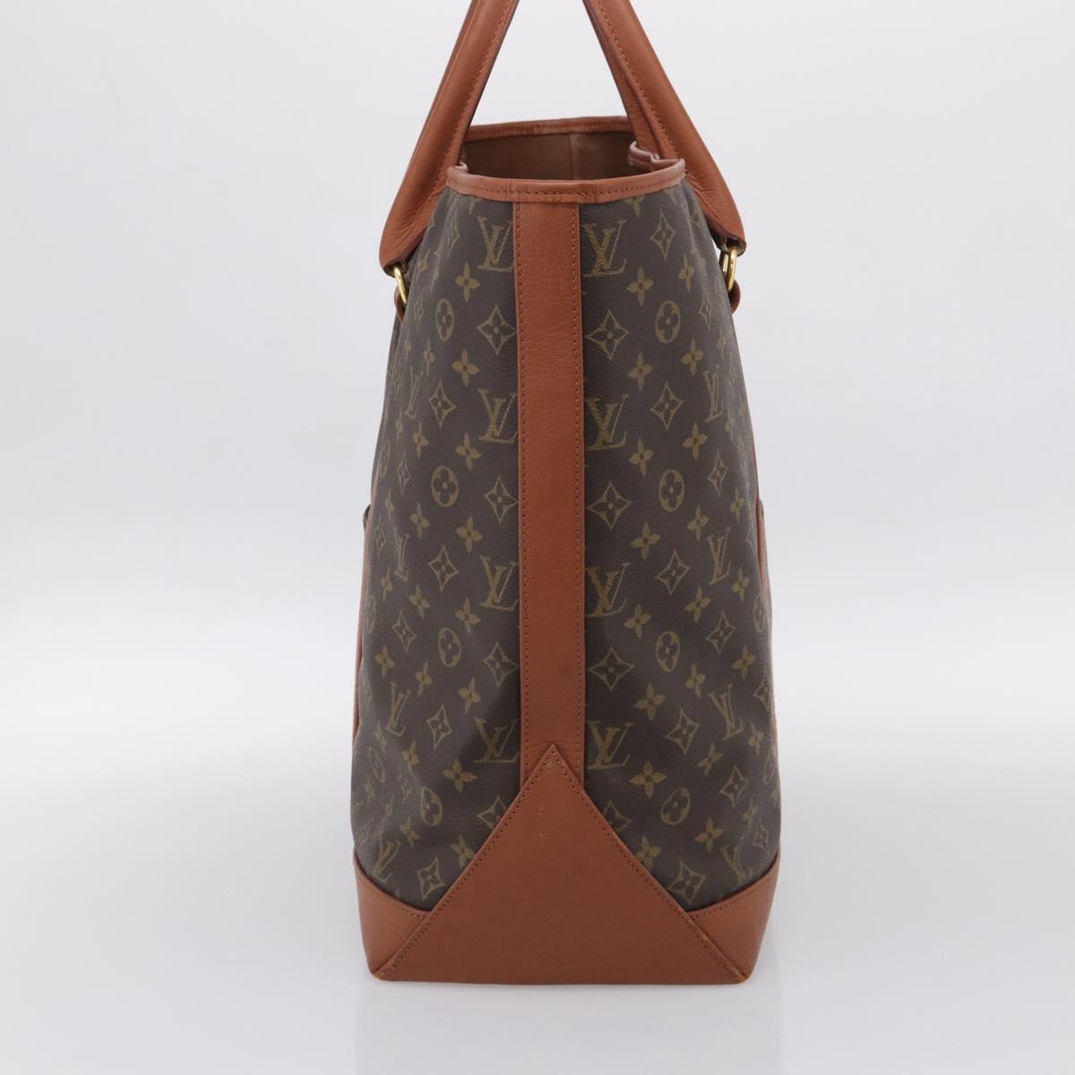 LOUIS VUITTON Monogram Sac Weekend GM Tote Bag M42420 LV Auth 210041A