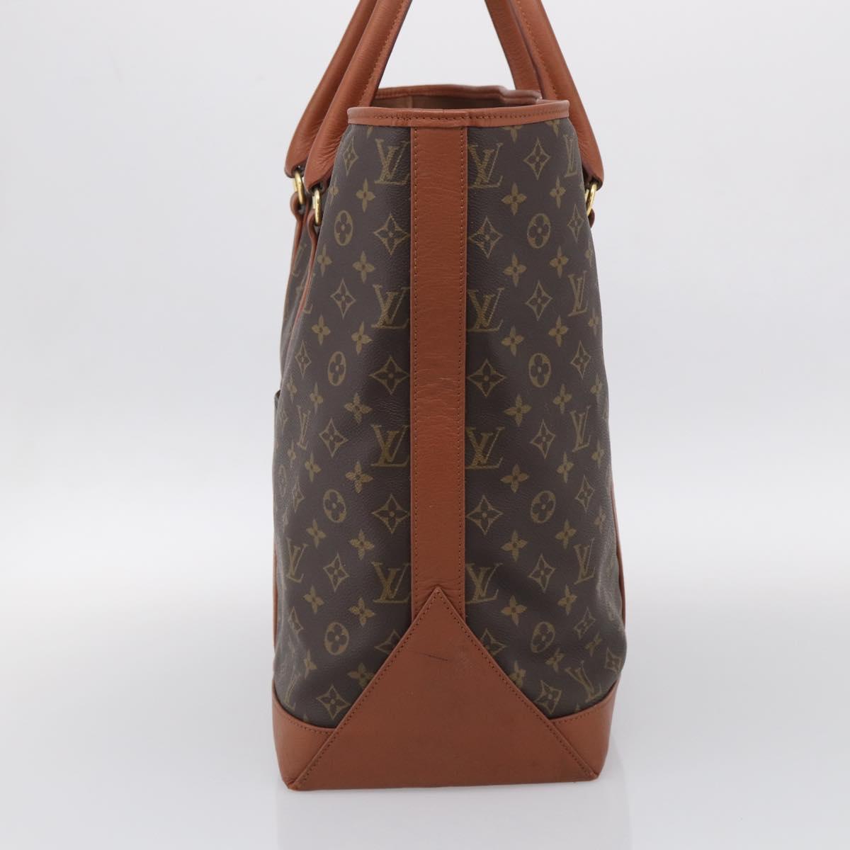 LOUIS VUITTON Monogram Sac Weekend GM Tote Bag M42420 LV Auth 210041A