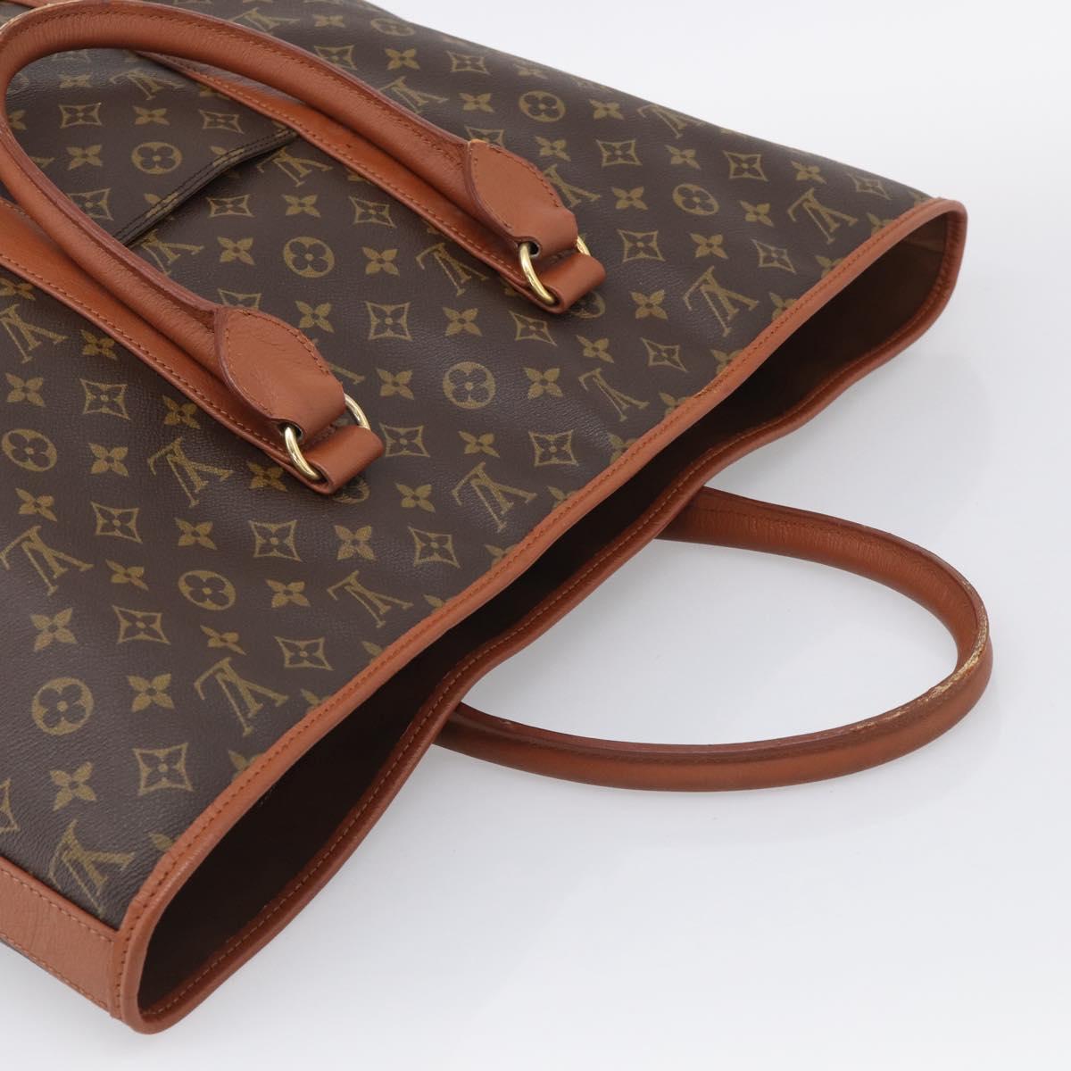 LOUIS VUITTON Monogram Sac Weekend GM Tote Bag M42420 LV Auth 210041A