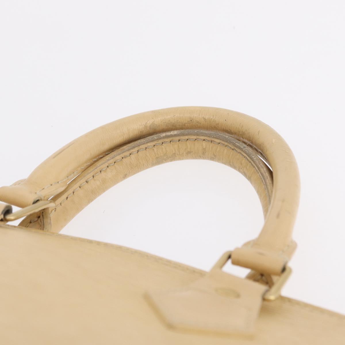 LOUIS VUITTON Epi Alma Hand Bag Vanilla M5214A LV Auth 210042
