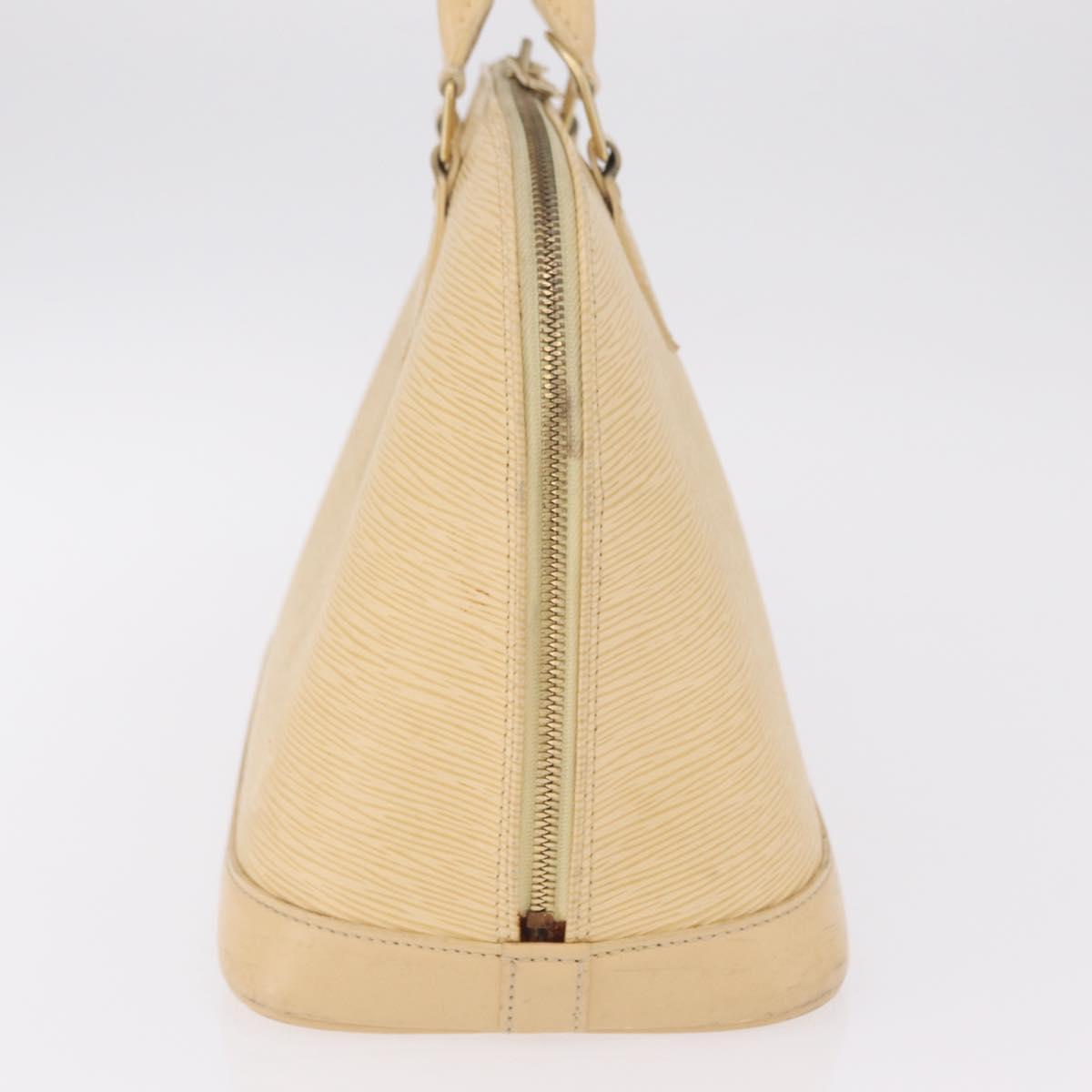 LOUIS VUITTON Epi Alma Hand Bag Vanilla M5214A LV Auth 210042