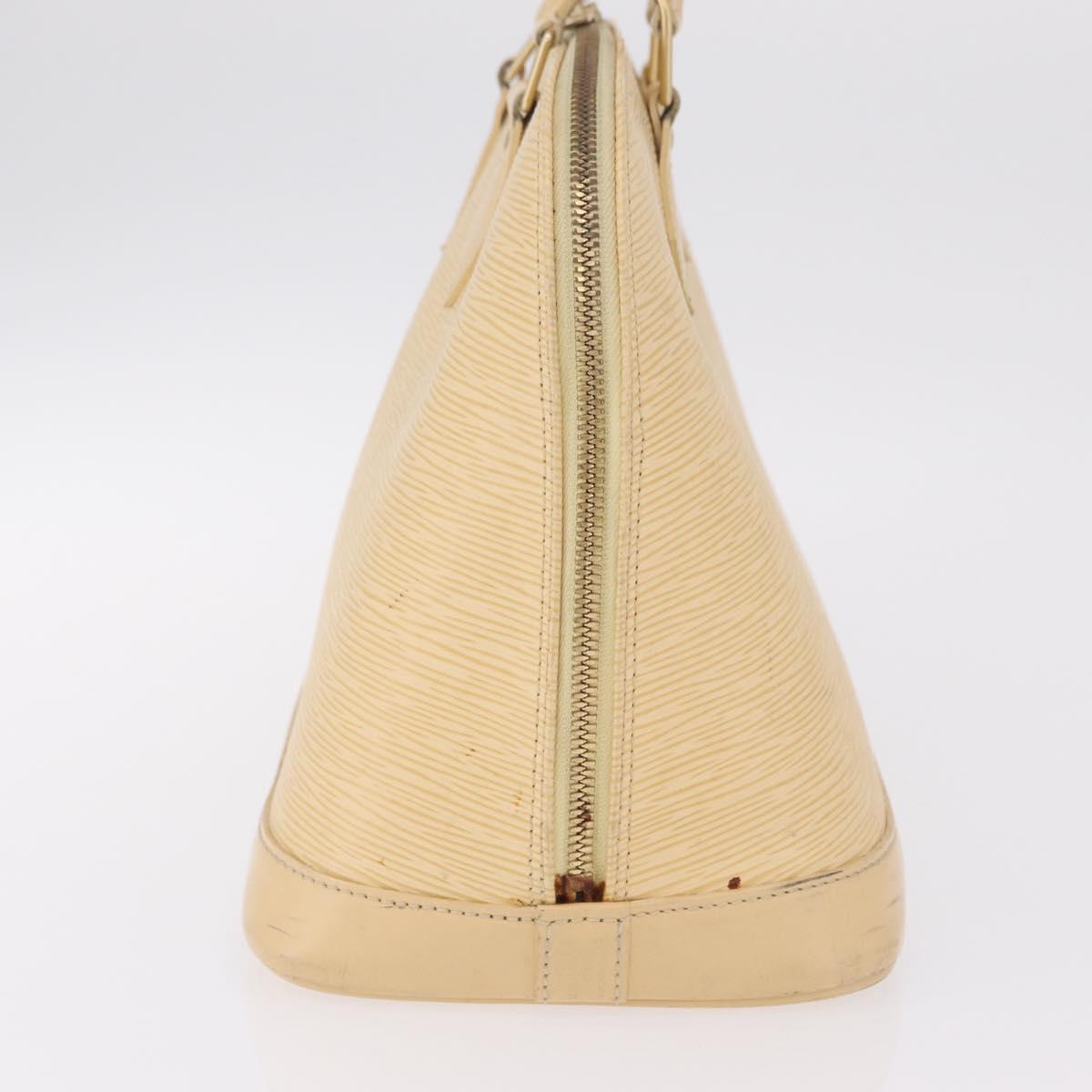 LOUIS VUITTON Epi Alma Hand Bag Vanilla M5214A LV Auth 210042