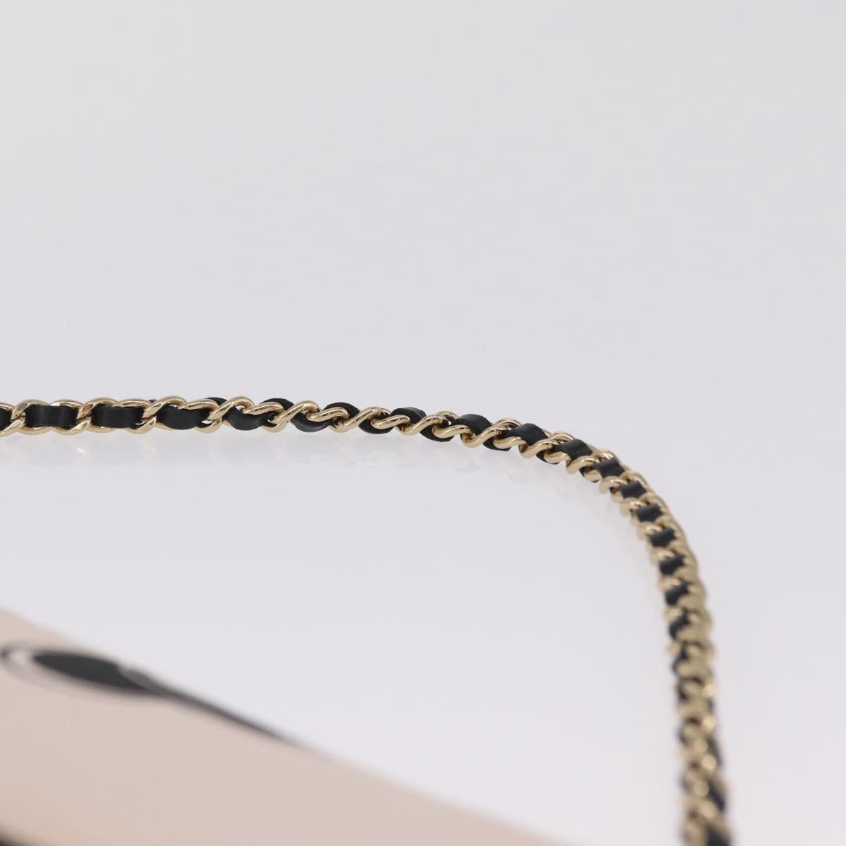 CHANEL Chain Shoulder Bag Canvas Pink Gold CC Auth 210045V