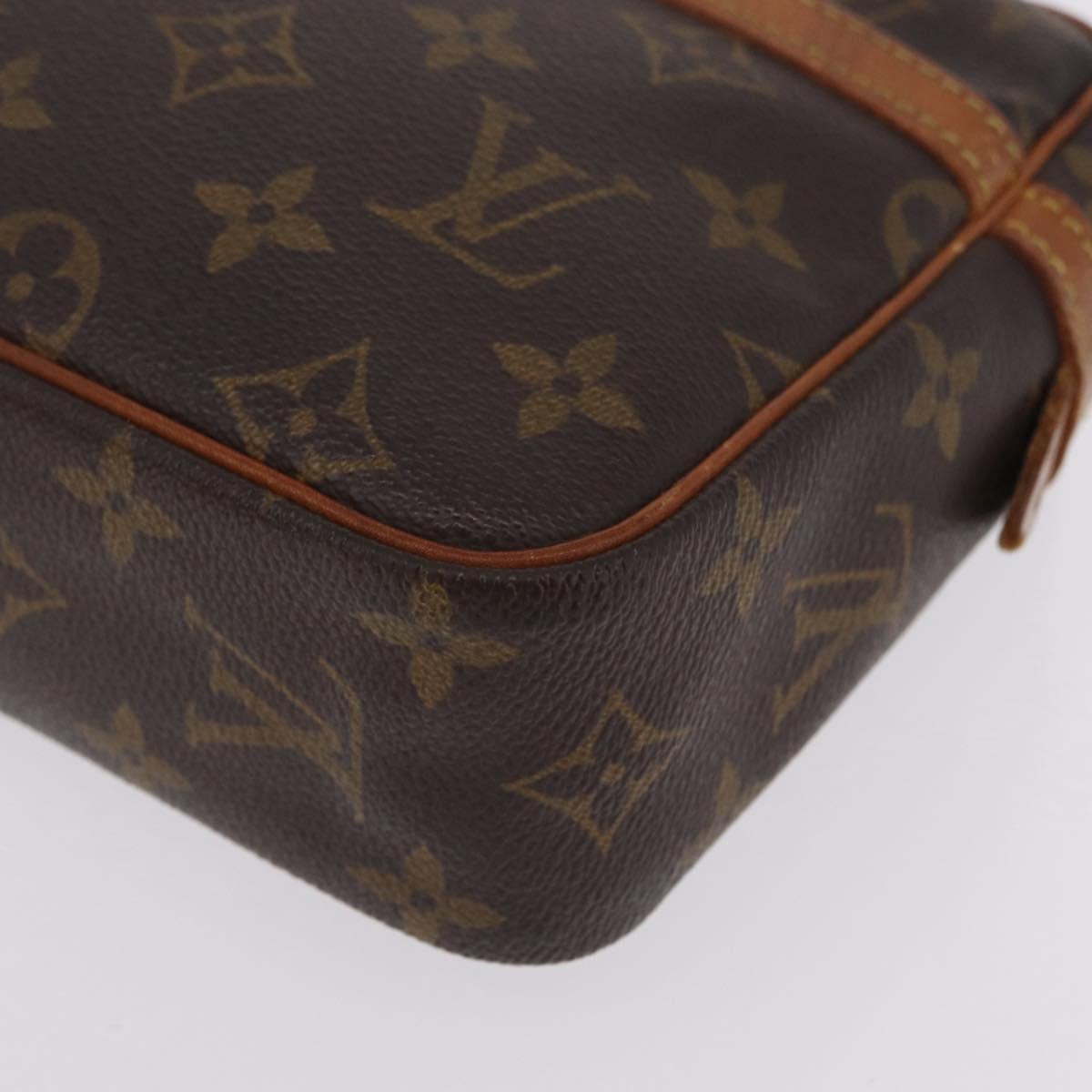LOUIS VUITTON Monogram Compiegne 23 Clutch Bag M51847 LV Auth 210048