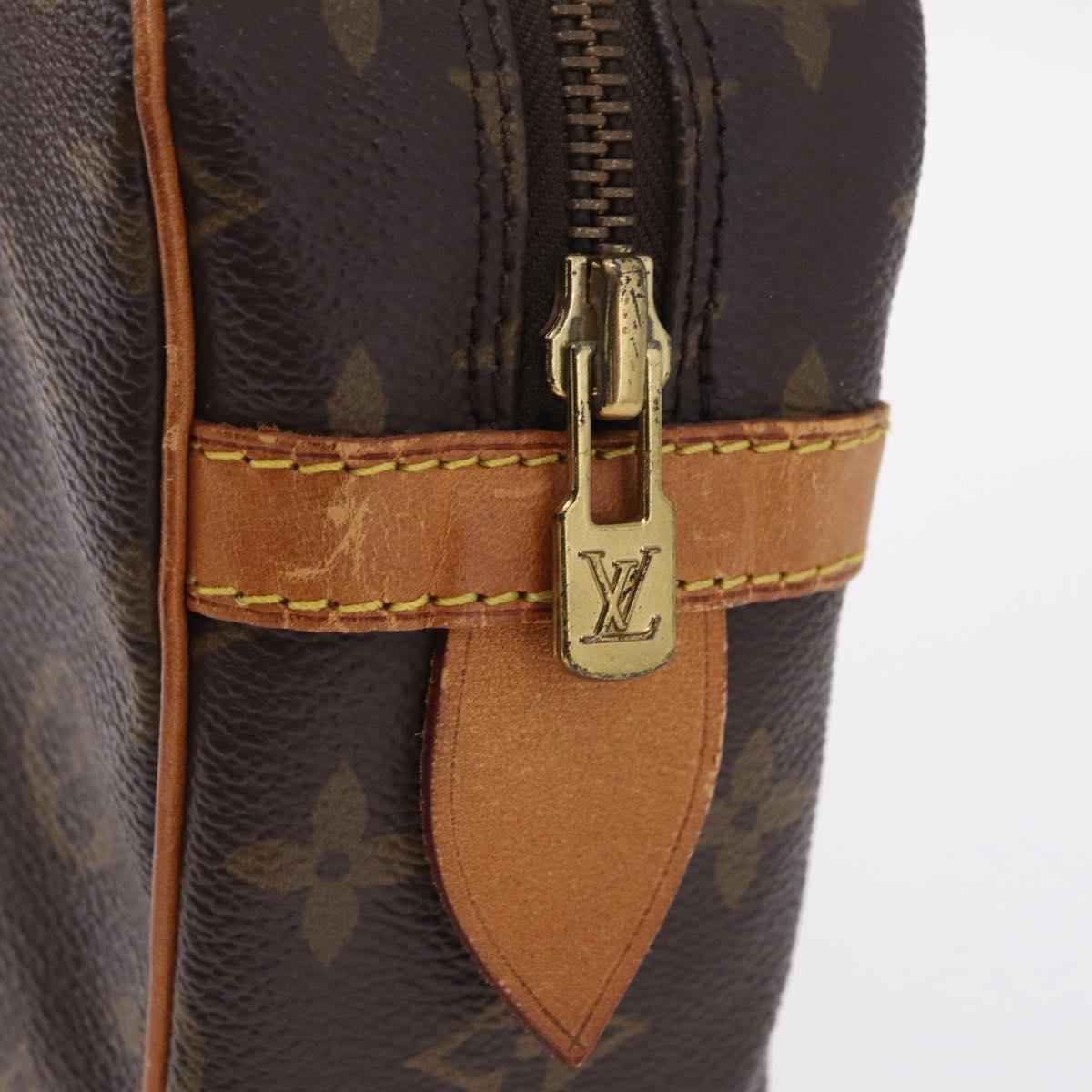 LOUIS VUITTON Monogram Compiegne 28 Clutch Bag M51845 LV Auth 210049