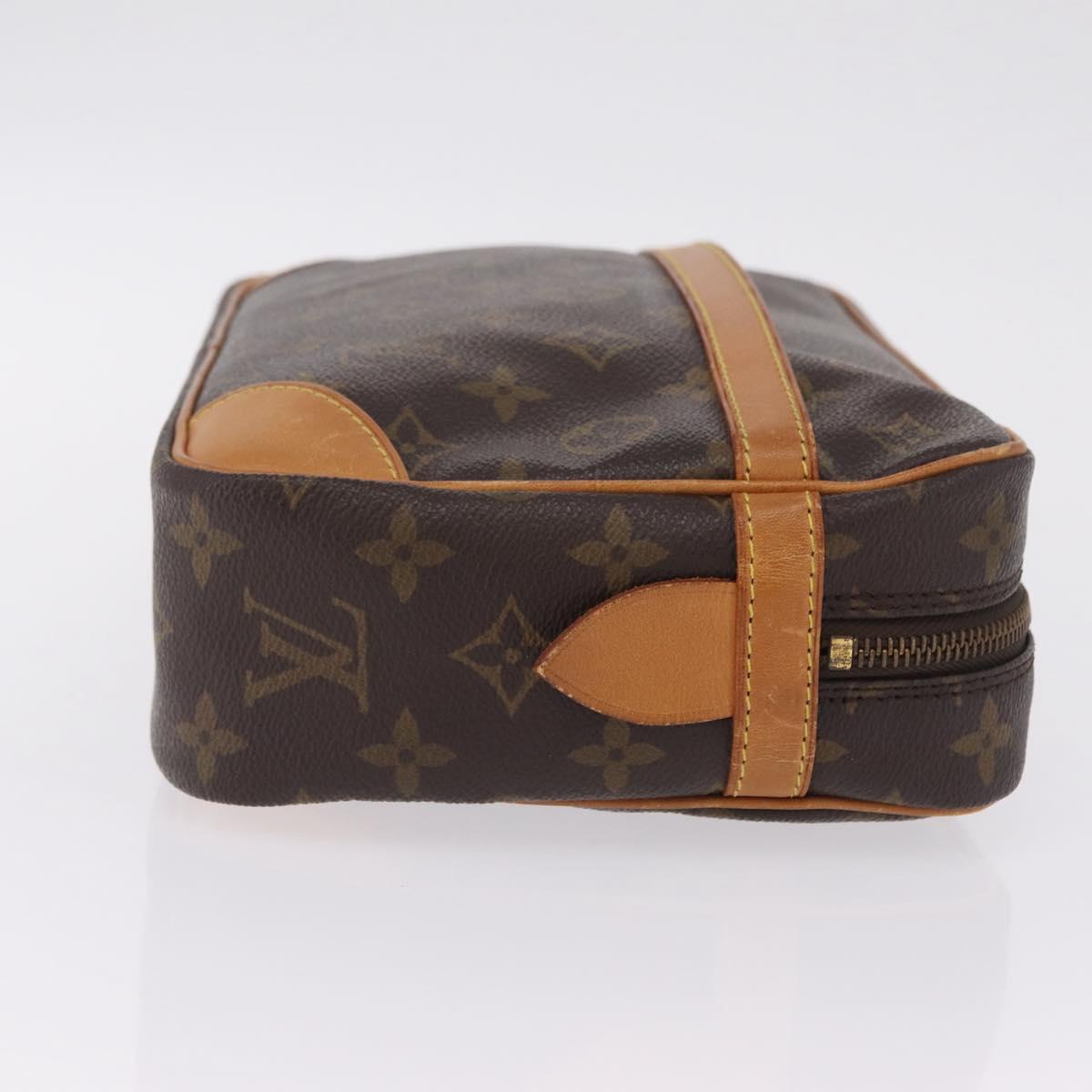 LOUIS VUITTON Monogram Compiegne 28 Clutch Bag M51845 LV Auth 210049