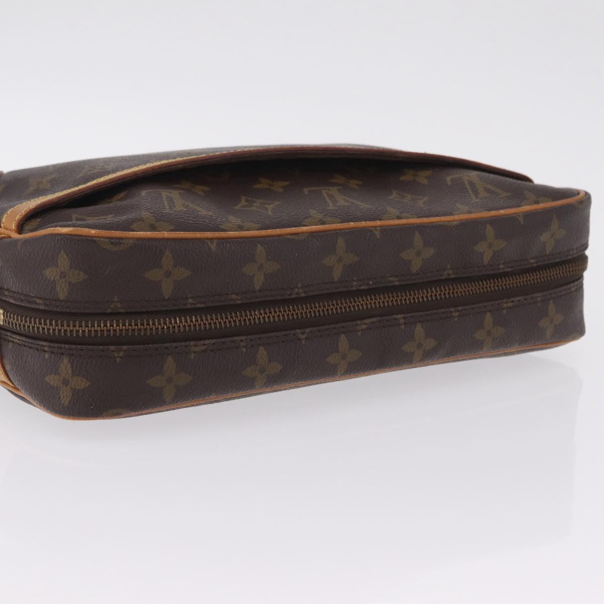 LOUIS VUITTON Monogram Compiegne 28 Clutch Bag M51845 LV Auth 210049