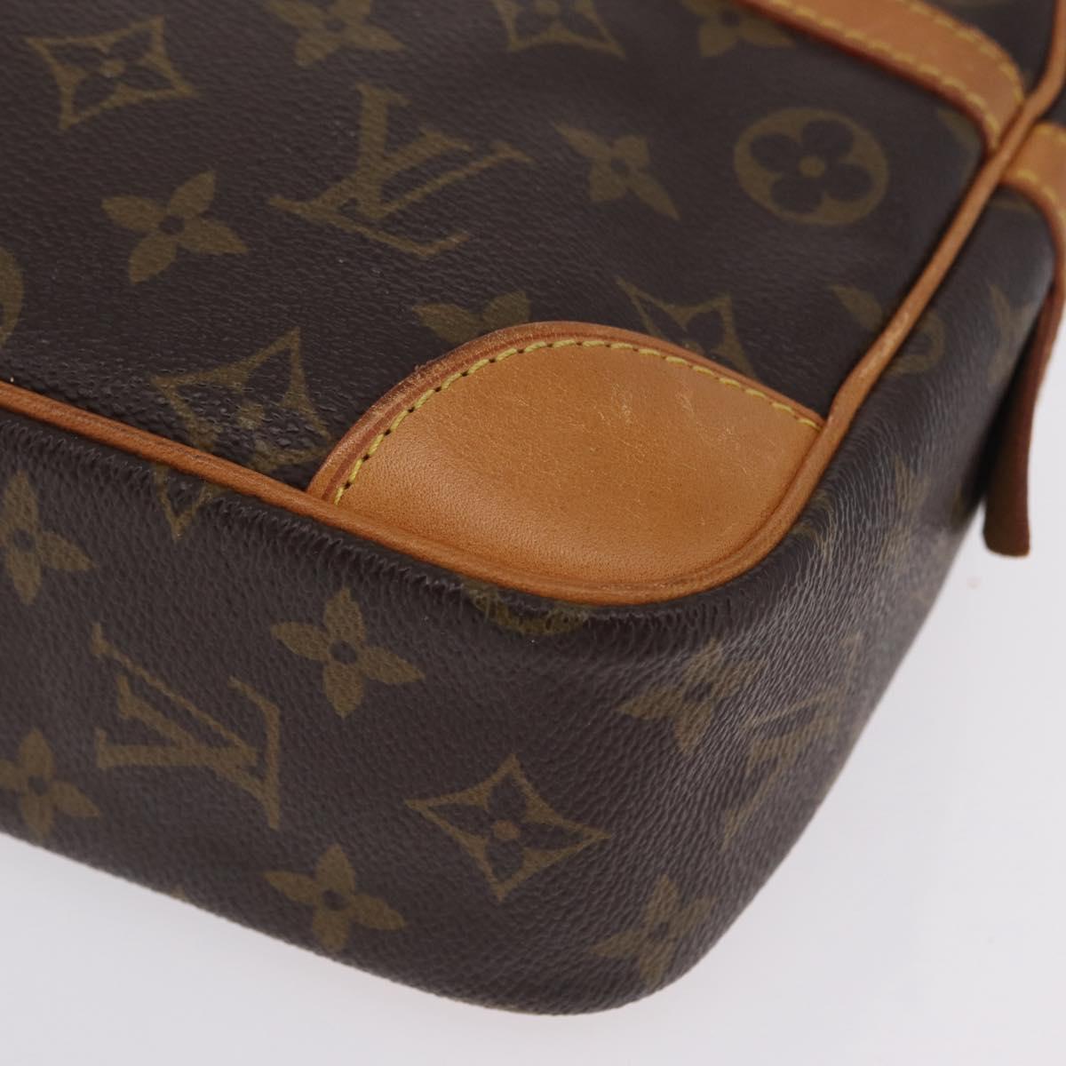 LOUIS VUITTON Monogram Compiegne 28 Clutch Bag M51845 LV Auth 210049