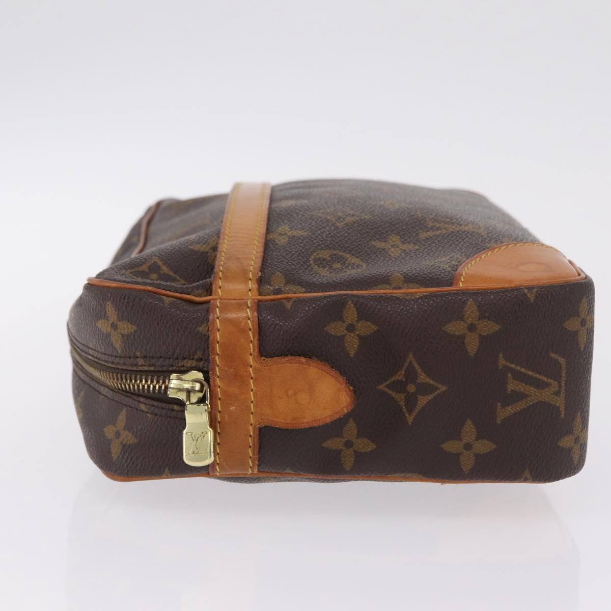 LOUIS VUITTON Monogram Compiegne 28 Clutch Bag M51845 LV Auth 210050