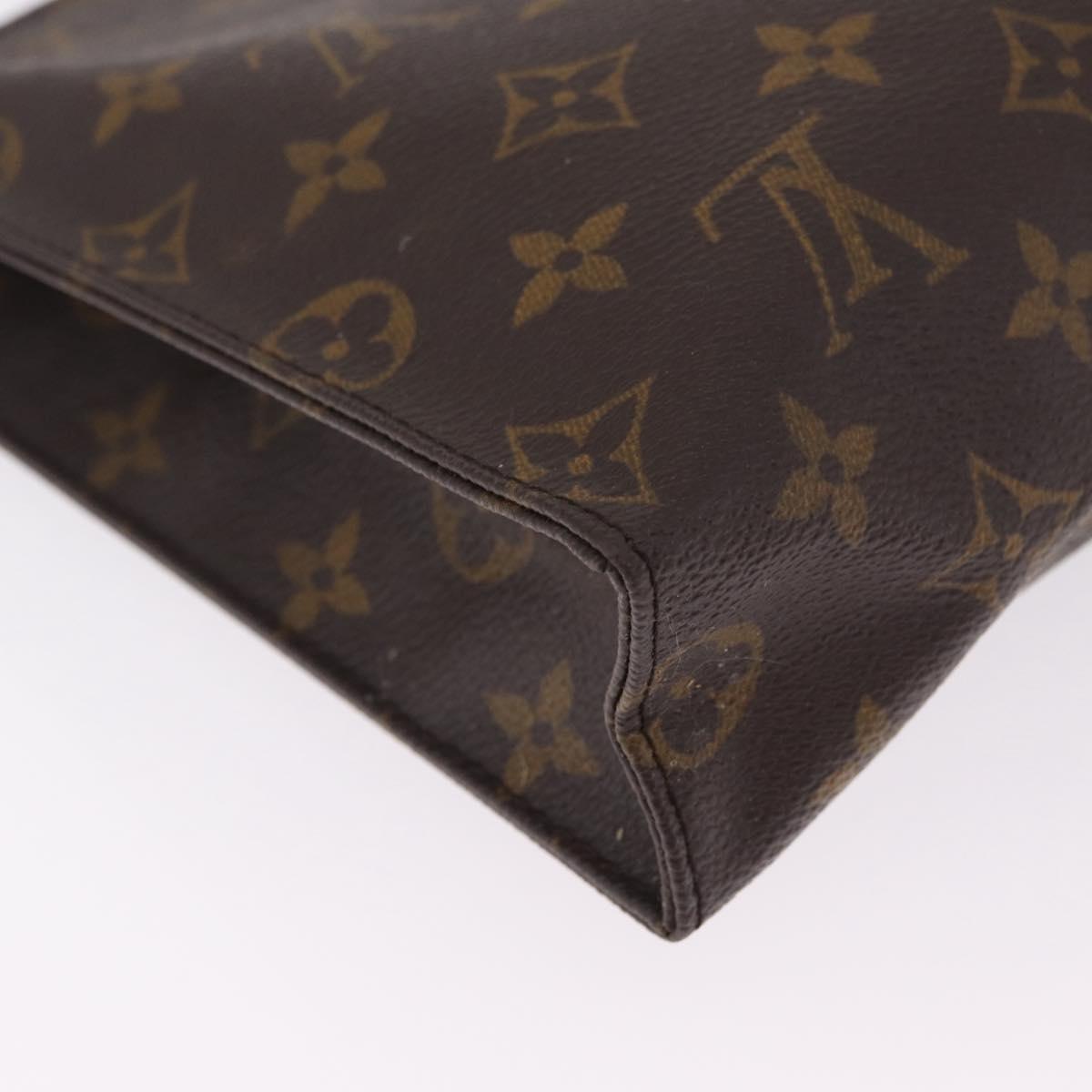LOUIS VUITTON Monogram Poche Toilette 26 Pouch M47542 LV Auth 210058