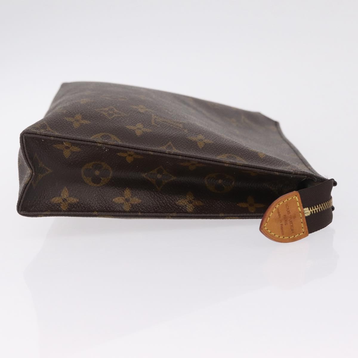 LOUIS VUITTON Monogram Poche Toilette 26 Pouch M47542 LV Auth 210058