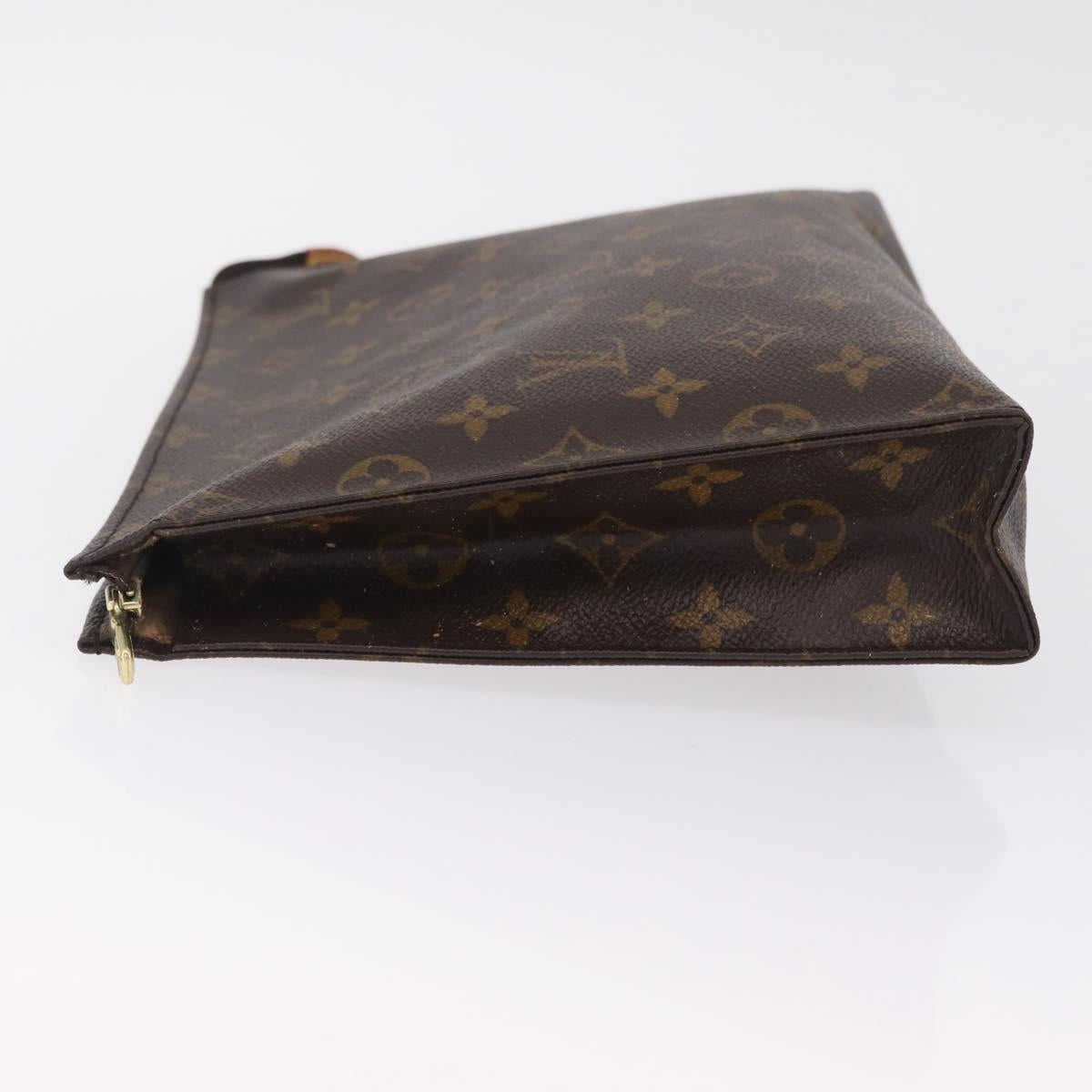 LOUIS VUITTON Monogram Poche Toilette 26 Pouch M47542 LV Auth 210058