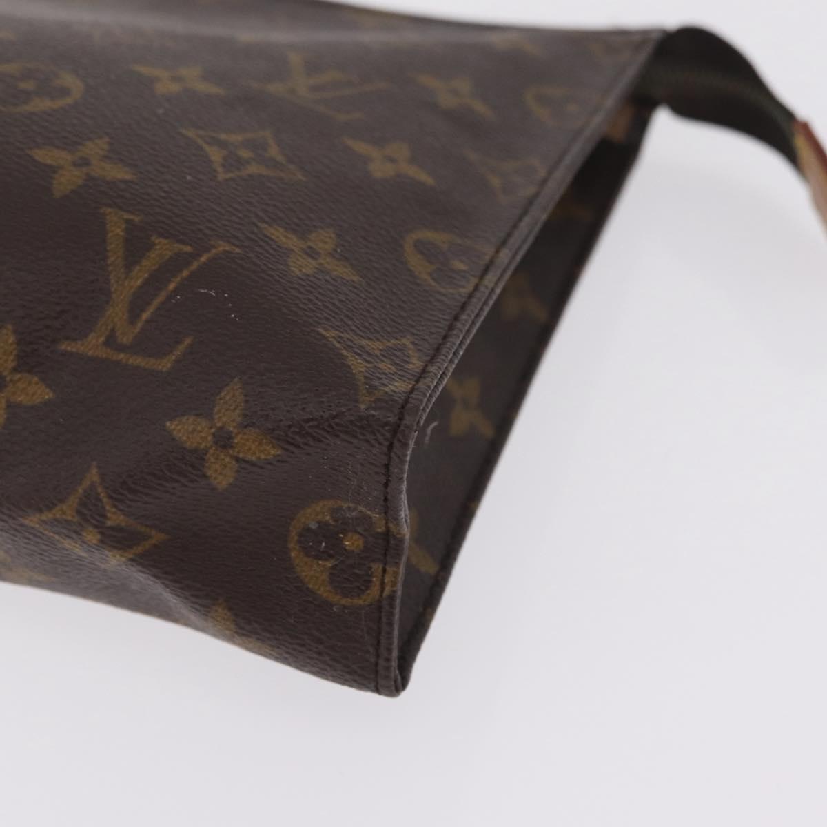 LOUIS VUITTON Monogram Poche Toilette 26 Pouch M47542 LV Auth 210058