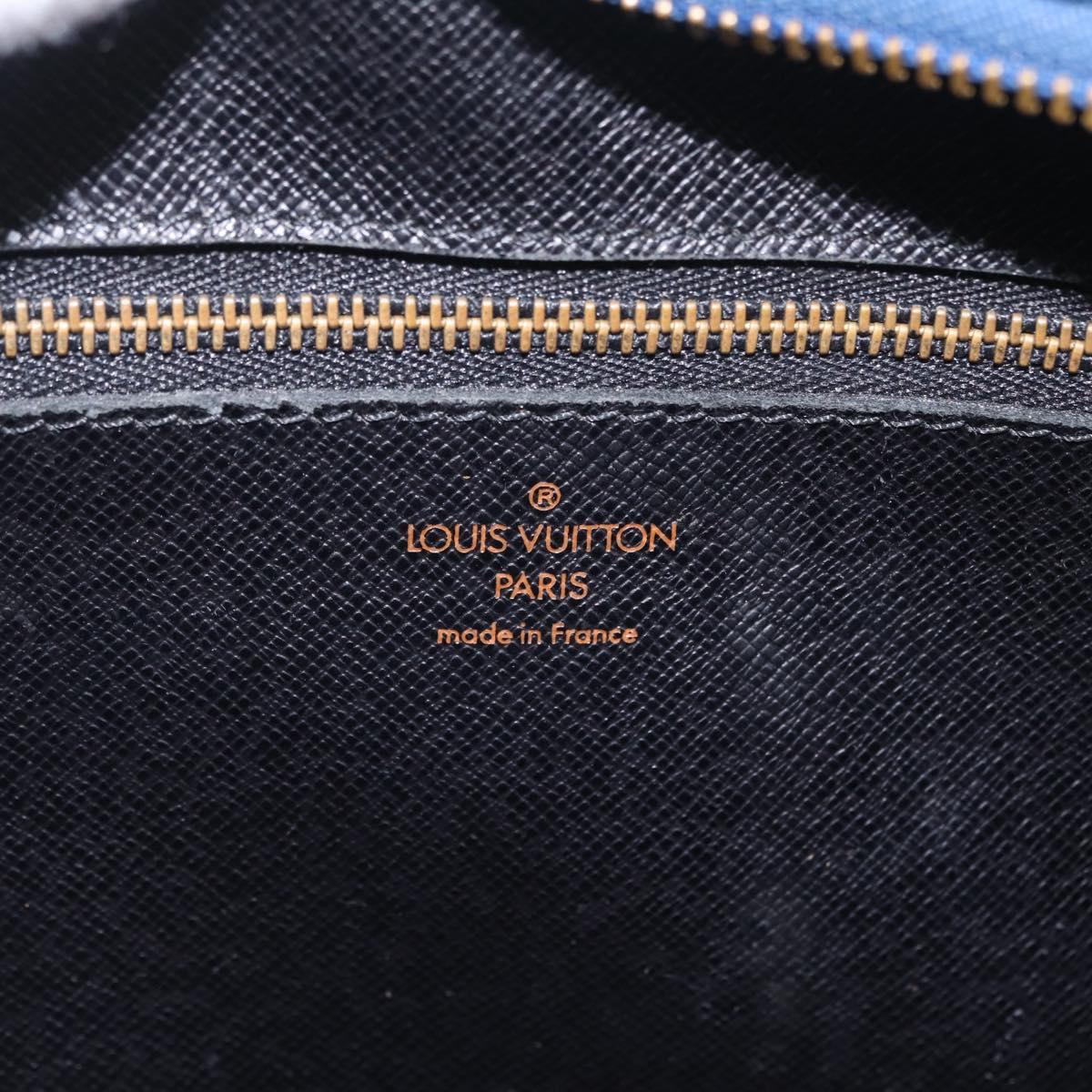 LOUIS VUITTON Epi Jeune Fille MM Shoulder Bag Toledo Blue M52155 LV Auth 210059A