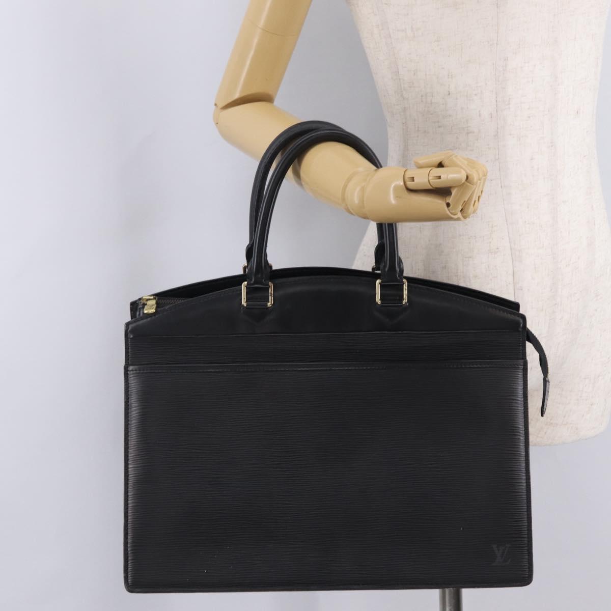 LOUIS VUITTON Epi Riviera Hand Bag Black M48182 LV Auth 210063