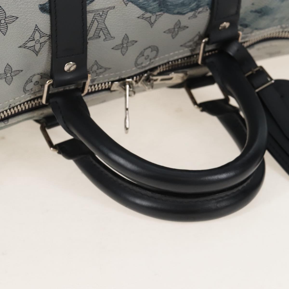 LOUIS VUITTON Monogram Savanna Keepall Bandouliere 45 Bag M54129 Auth 210069V