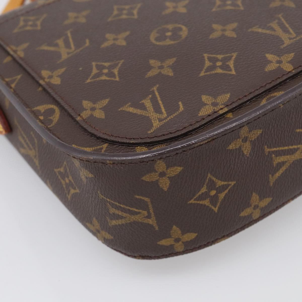 LOUIS VUITTON Monogram Saint Cloud GM Shoulder Bag M51242 LV Auth 210071