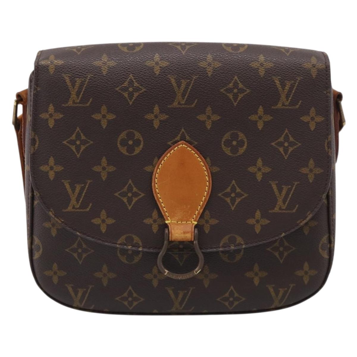LOUIS VUITTON Monogram Saint Cloud GM Shoulder Bag M51242 LV Auth 210071