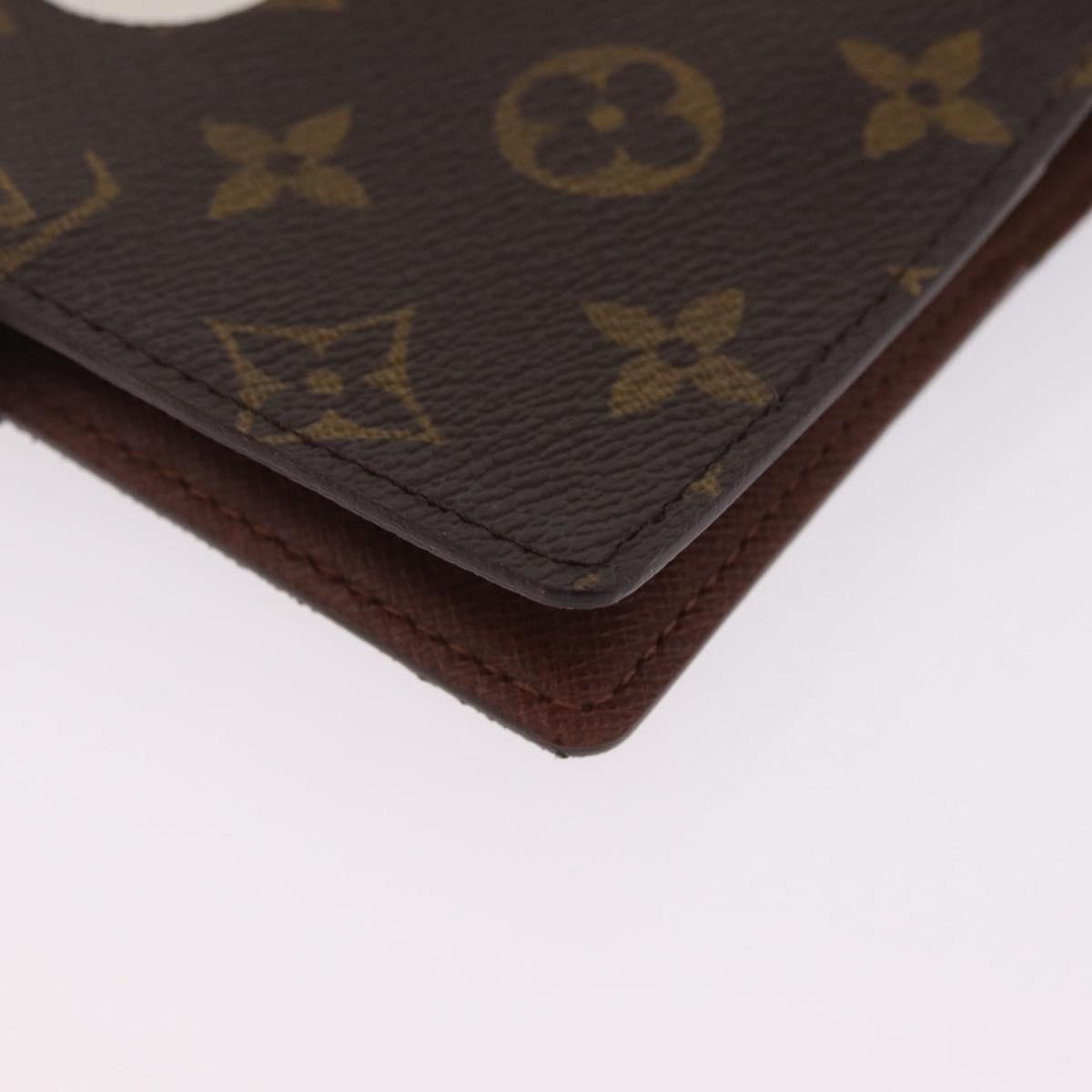LOUIS VUITTON Monogram Panda Agenda PM Day Planner Cover R20011 LV Auth 210087V