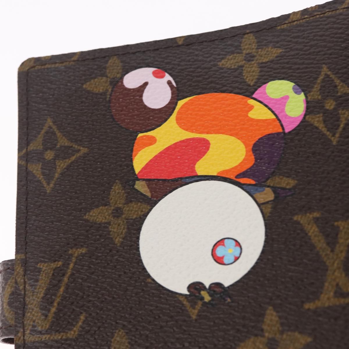 LOUIS VUITTON Monogram Panda Agenda PM Day Planner Cover R20011 LV Auth 210087V