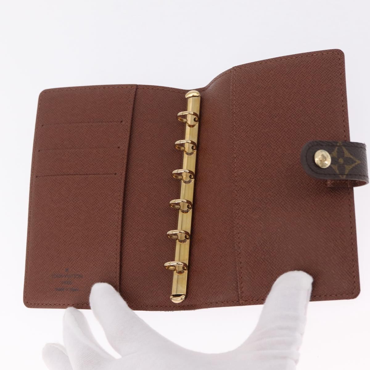 LOUIS VUITTON Monogram Panda Agenda PM Day Planner Cover R20011 LV Auth 210087V