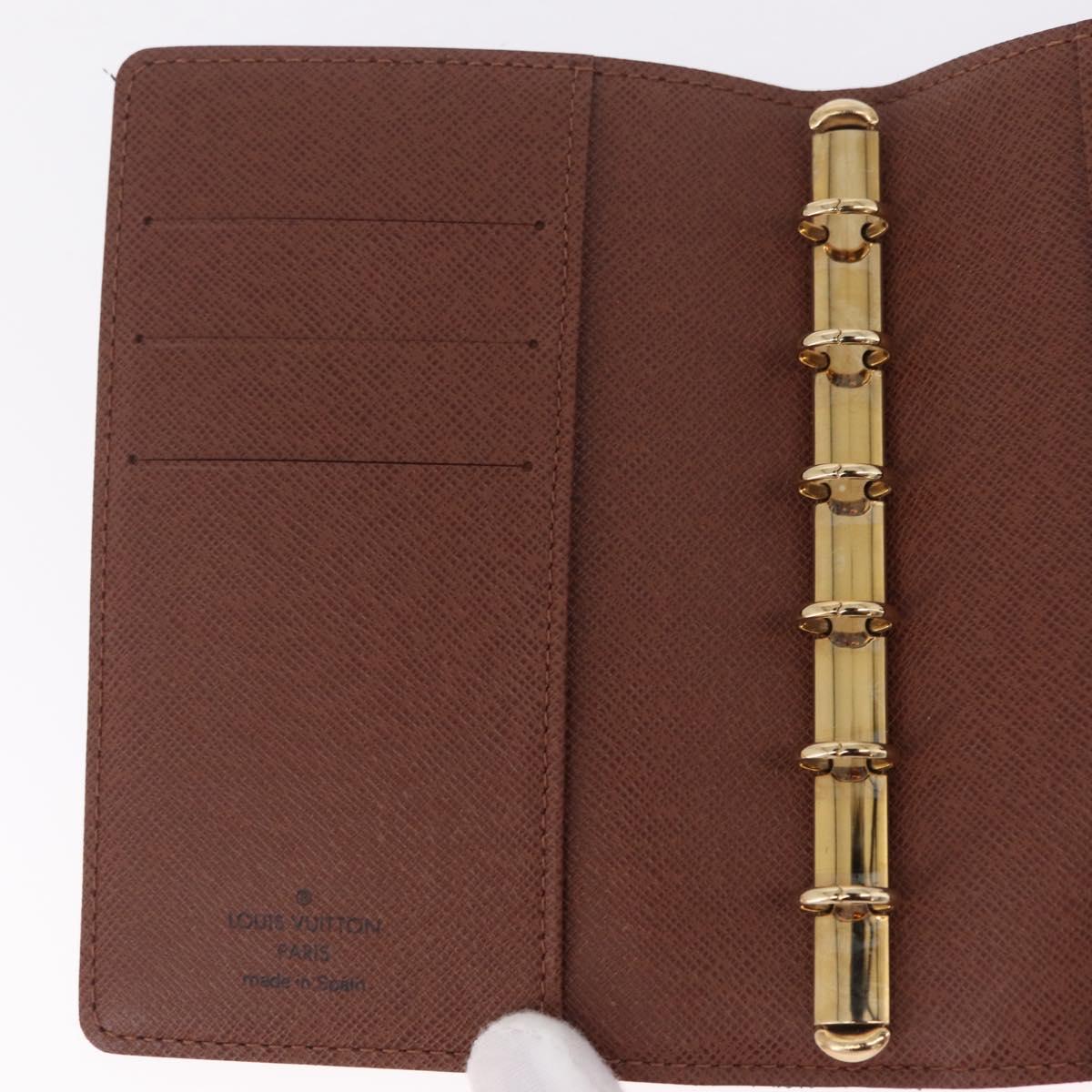 LOUIS VUITTON Monogram Panda Agenda PM Day Planner Cover R20011 LV Auth 210087V