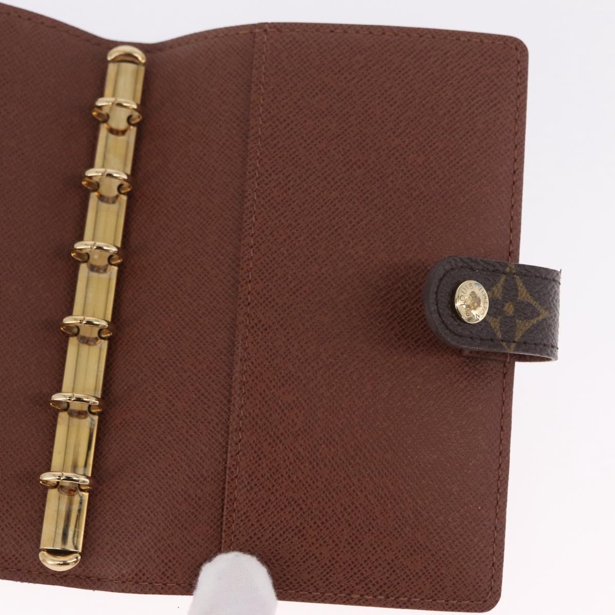 LOUIS VUITTON Monogram Panda Agenda PM Day Planner Cover R20011 LV Auth 210087V