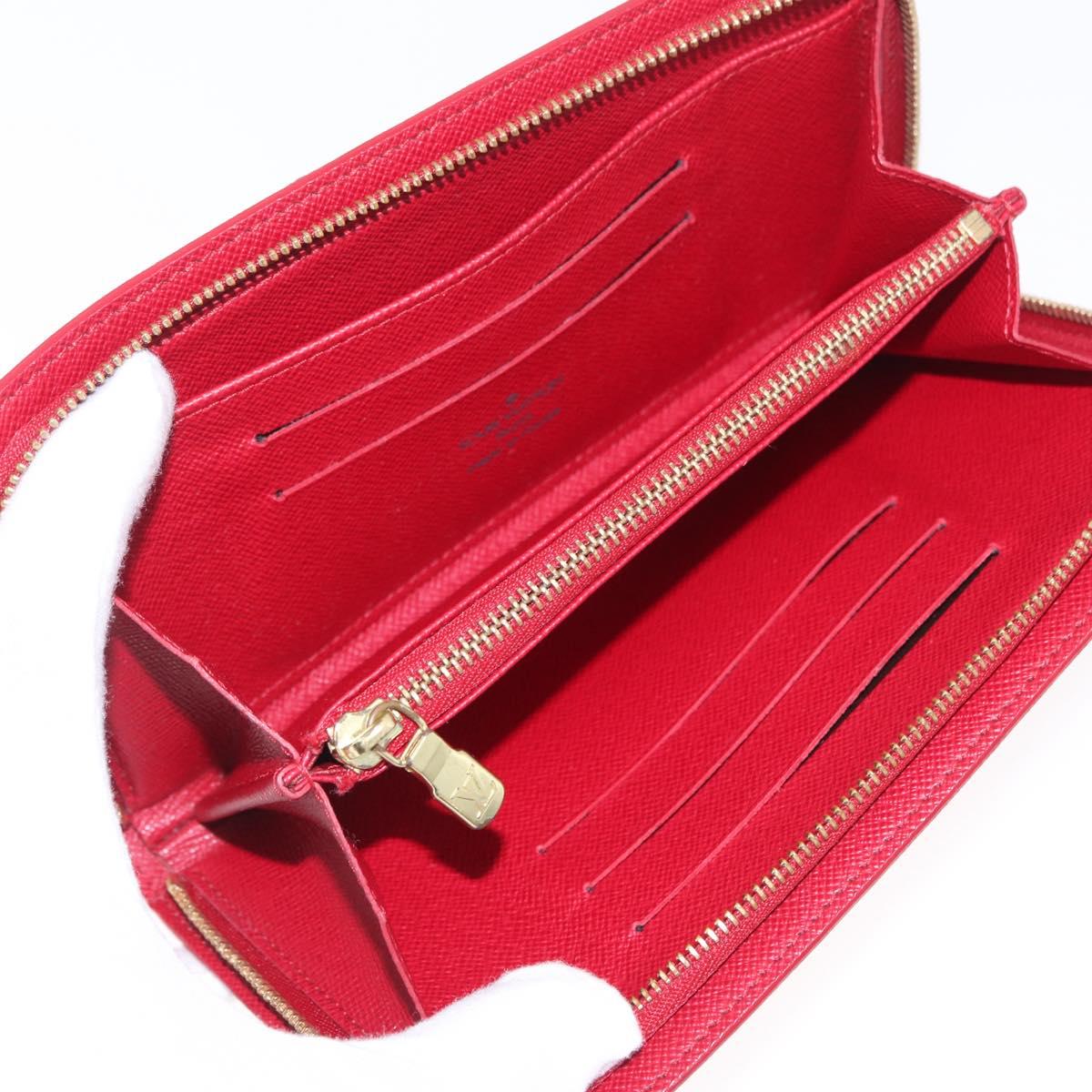 LOUIS VUITTON Monogram Cherry Porte Monnaie Zip Long Wallet M95006 Auth 210089V