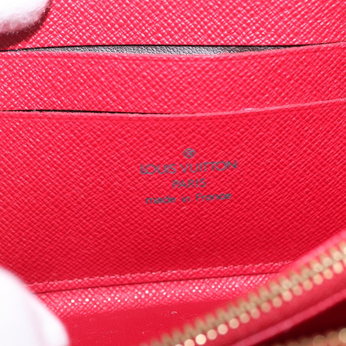 LOUIS VUITTON Monogram Cherry Porte Monnaie Zip Long Wallet M95006 Auth 210089V