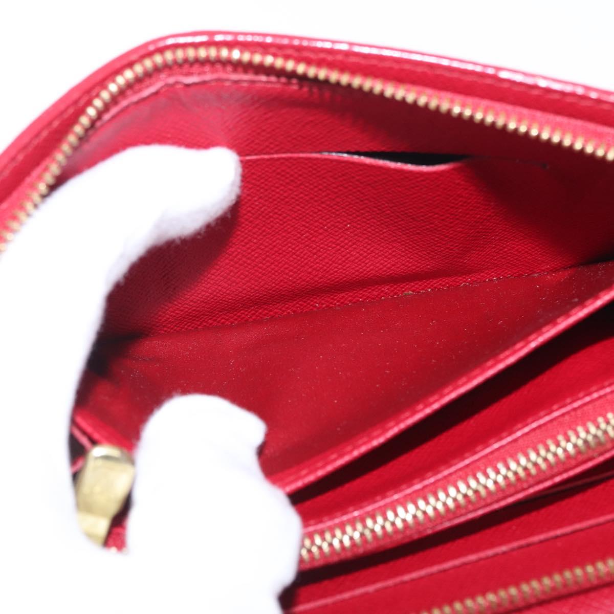 LOUIS VUITTON Monogram Cherry Porte Monnaie Zip Long Wallet M95006 Auth 210089V