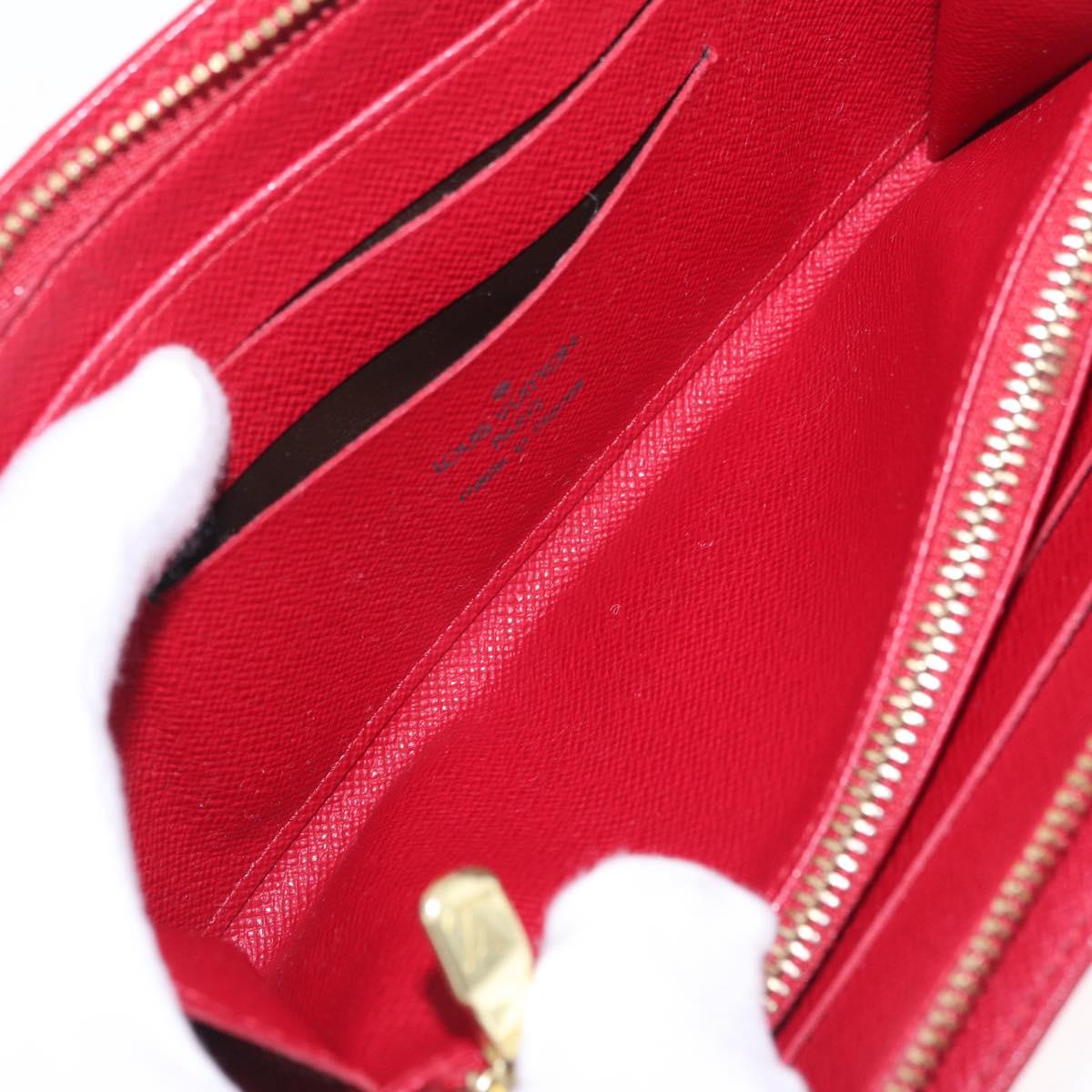 LOUIS VUITTON Monogram Cherry Porte Monnaie Zip Long Wallet M95006 Auth 210089V