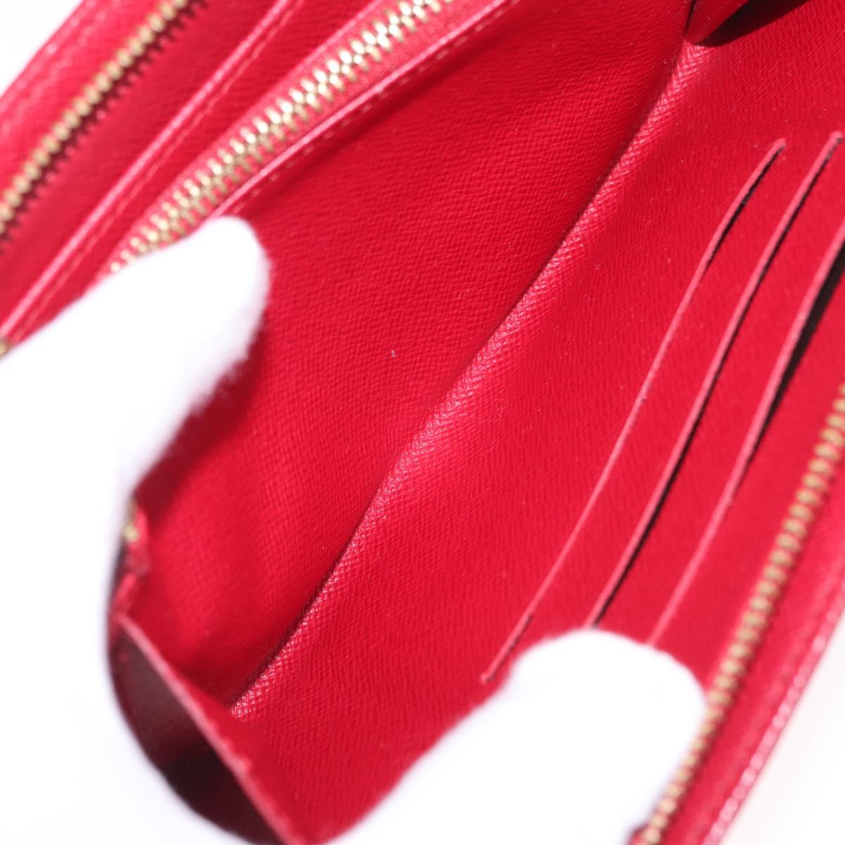 LOUIS VUITTON Monogram Cherry Porte Monnaie Zip Long Wallet M95006 Auth 210089V