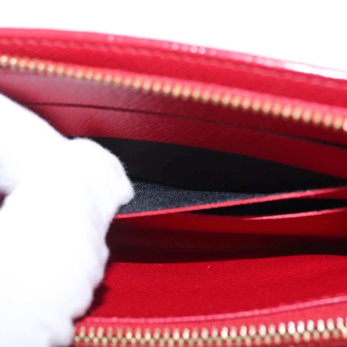 LOUIS VUITTON Monogram Cherry Porte Monnaie Zip Long Wallet M95006 Auth 210089V
