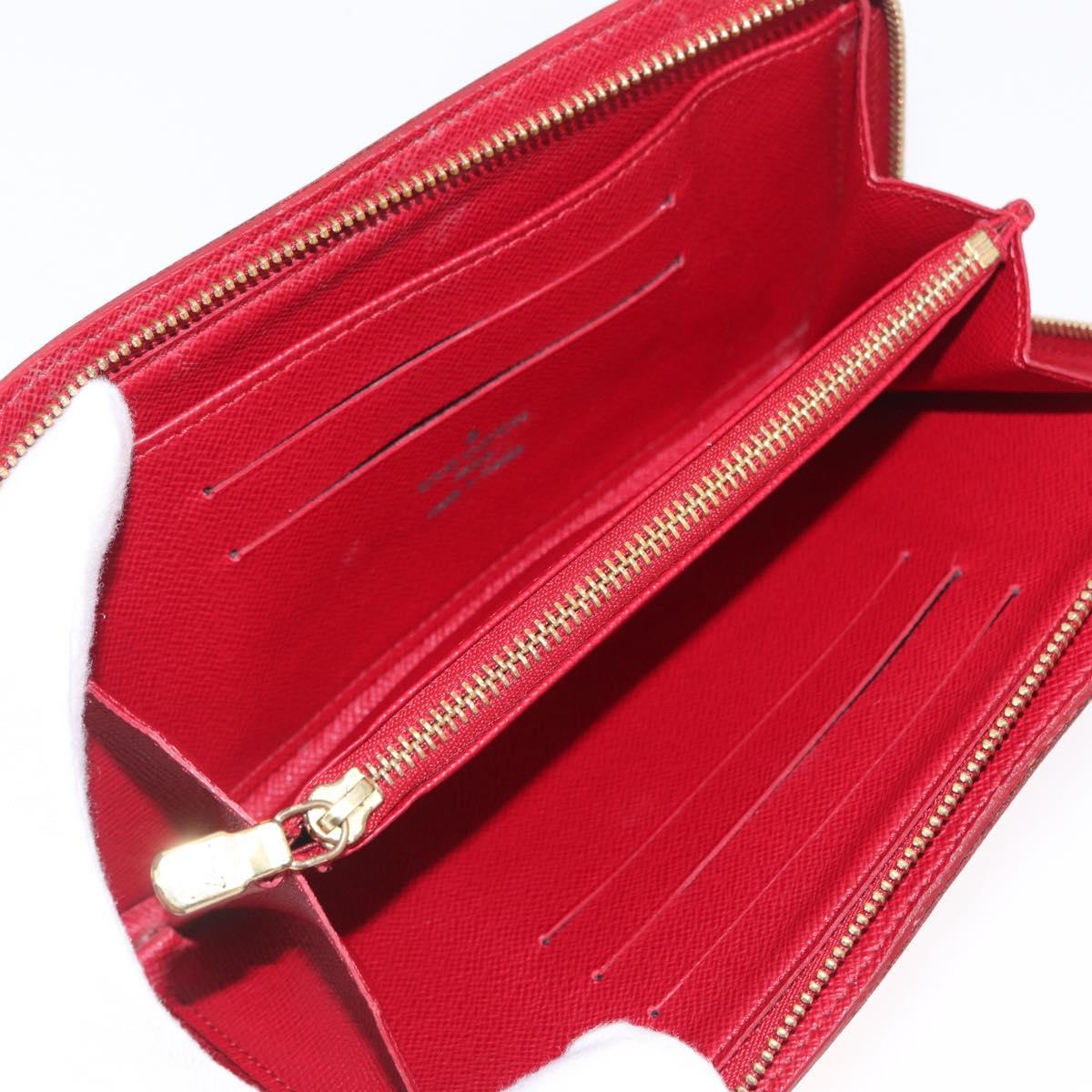 LOUIS VUITTON Monogram Cherry Porte Monnaie Zip Long Wallet M95006 Auth 210091V