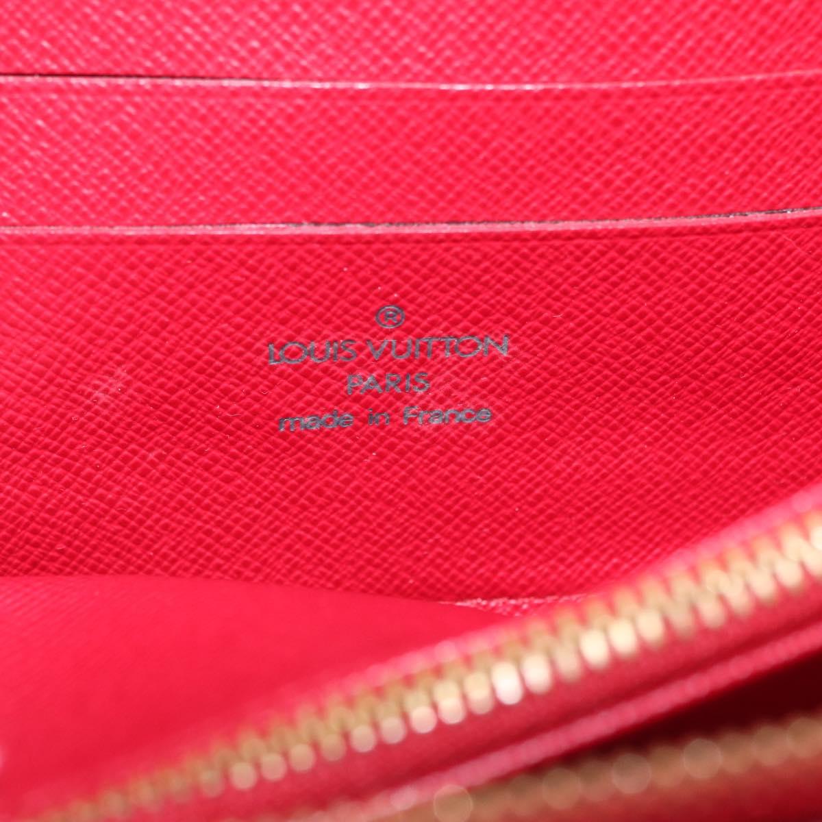 LOUIS VUITTON Monogram Cherry Porte Monnaie Zip Long Wallet M95006 Auth 210091V